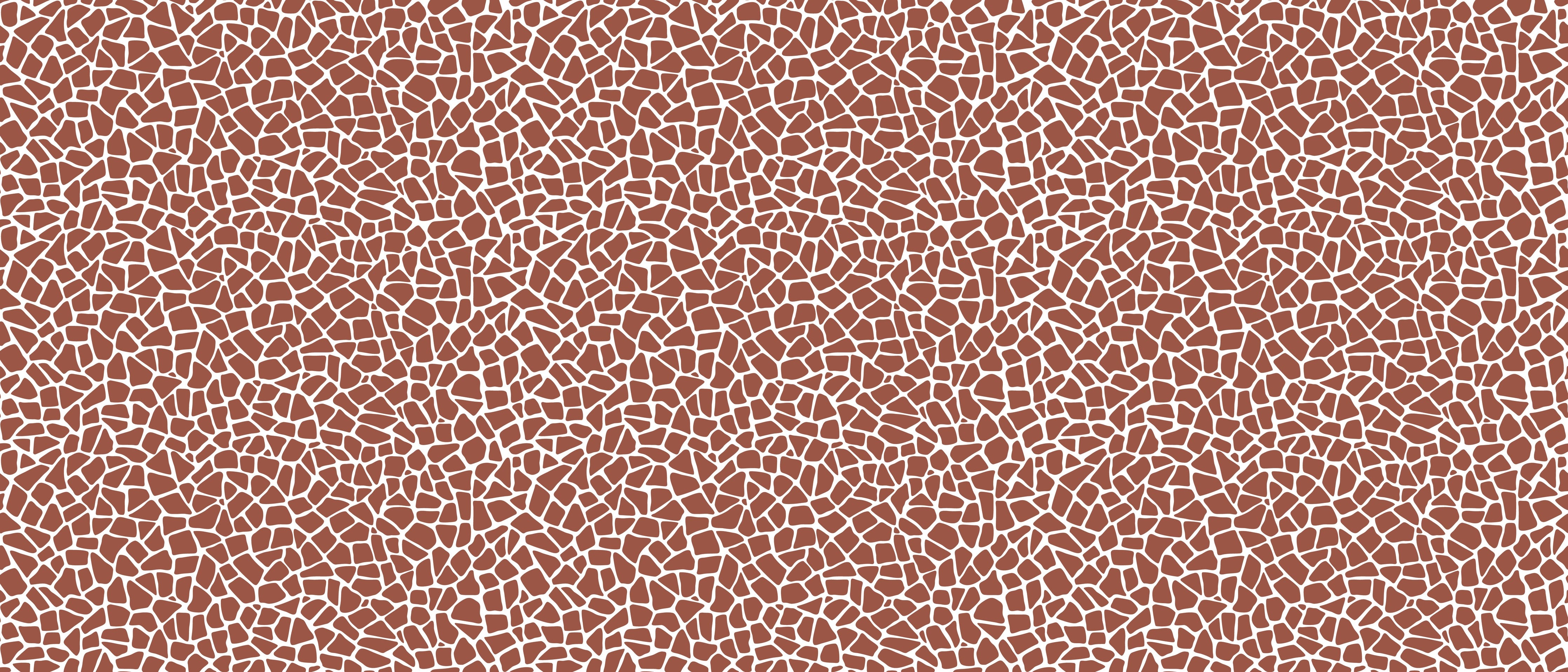WC-Rückwand-Abstraktes Mosaik Design Braun Weiß