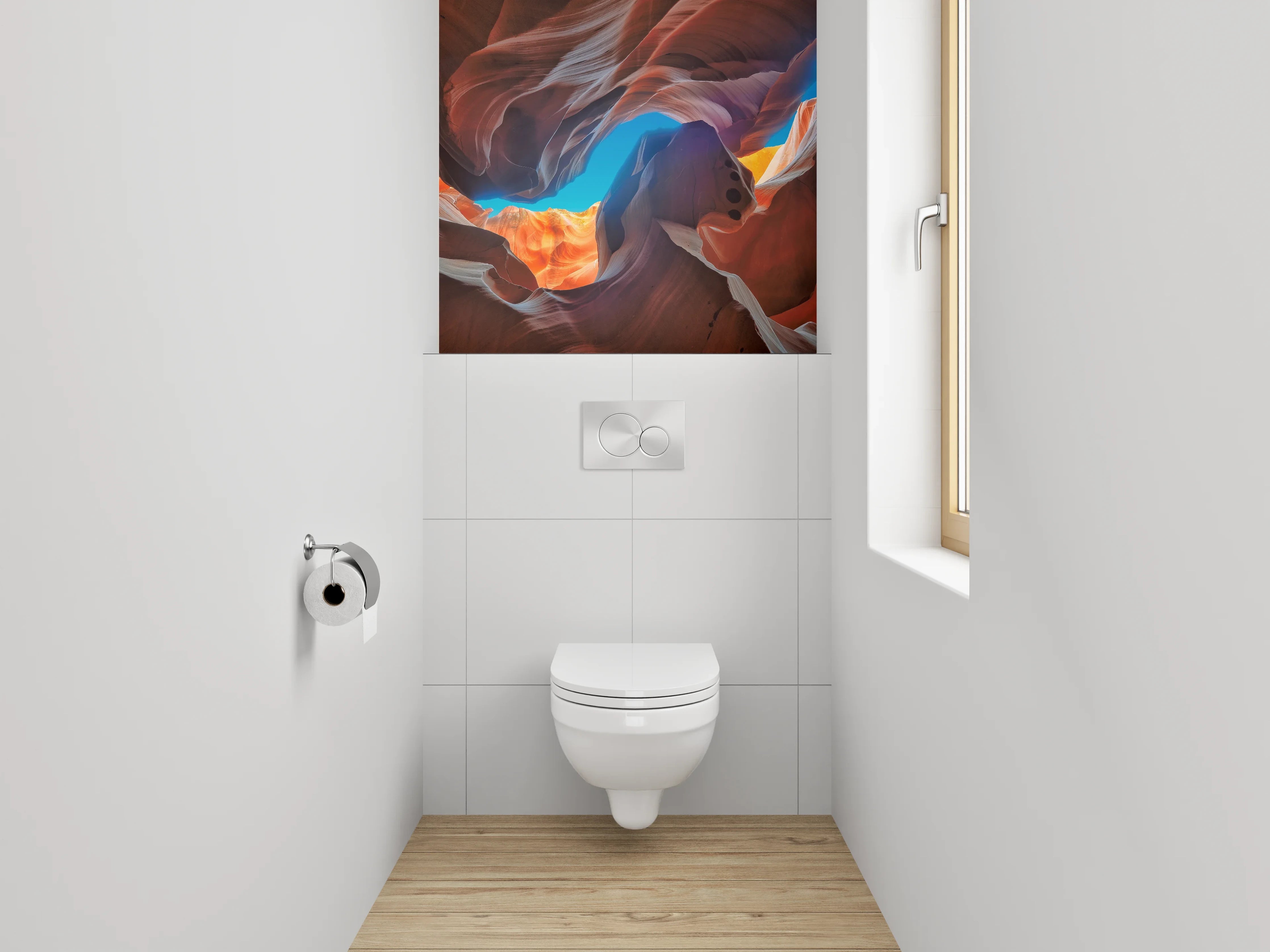WC-Rückwand - Antelope Canyon Farbenspiel Kunst