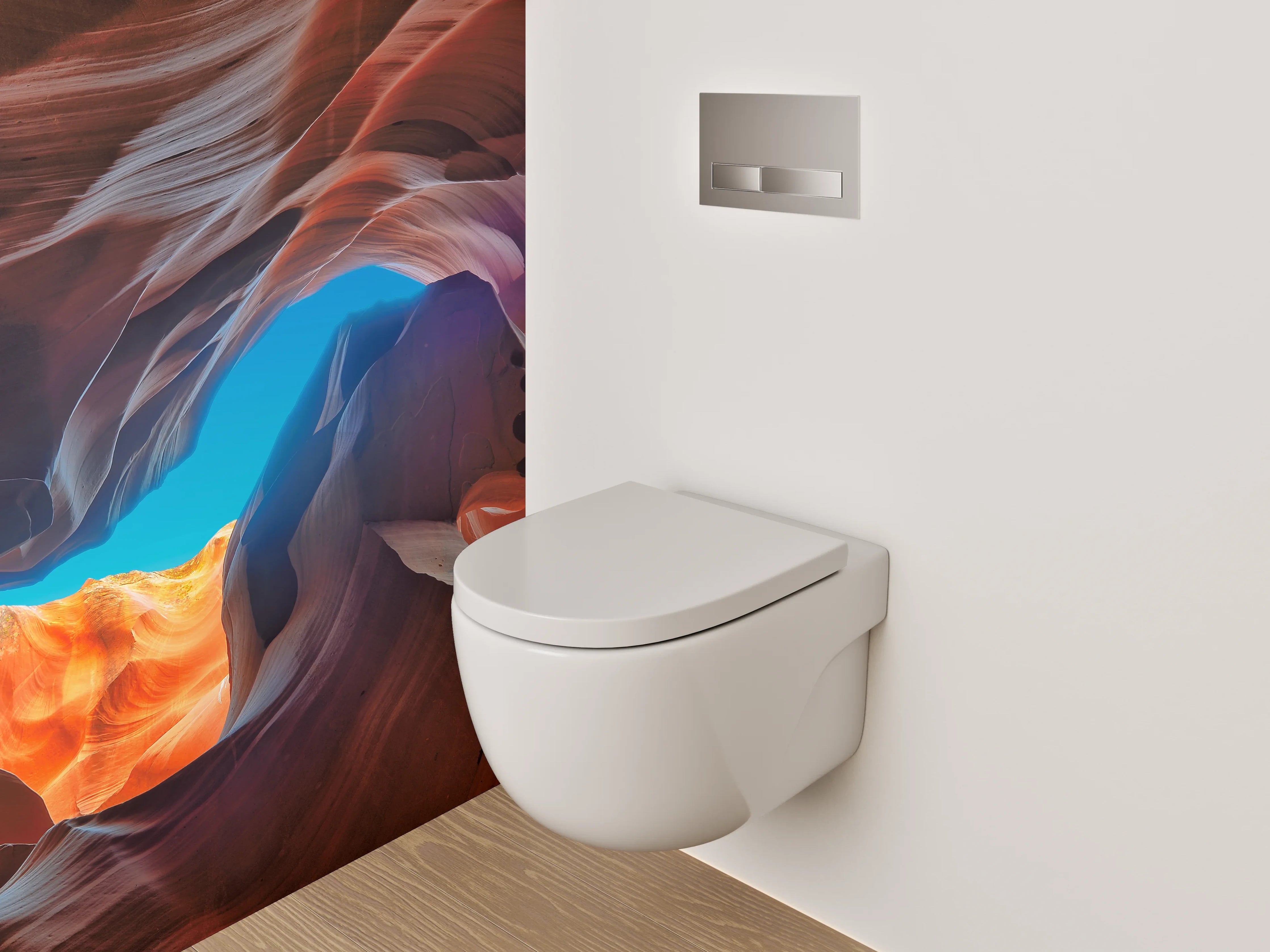 WC-Rückwand - Antelope Canyon Farbenspiel Kunst