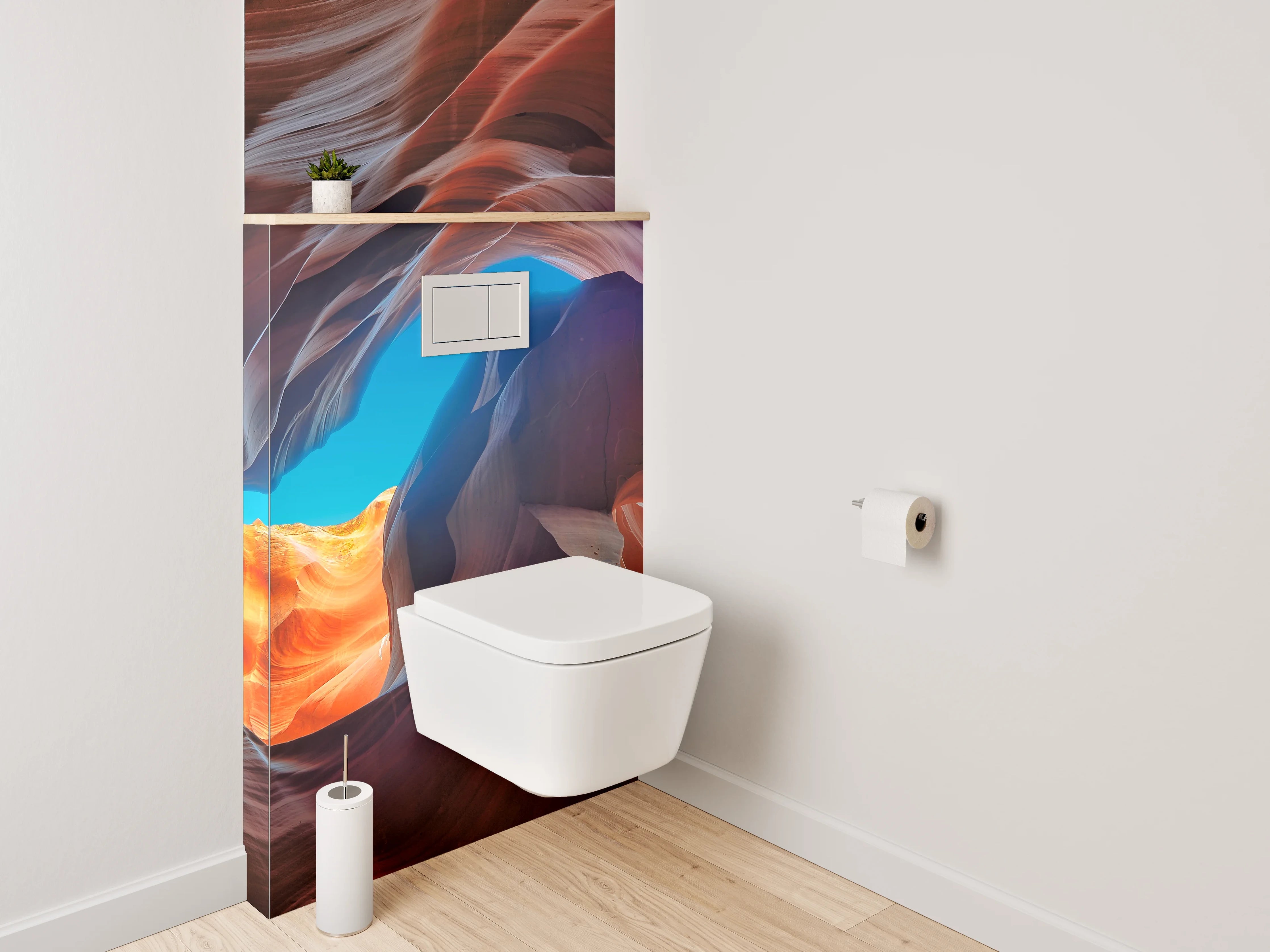 WC-Rückwand - Antelope Canyon Farbenspiel Kunst