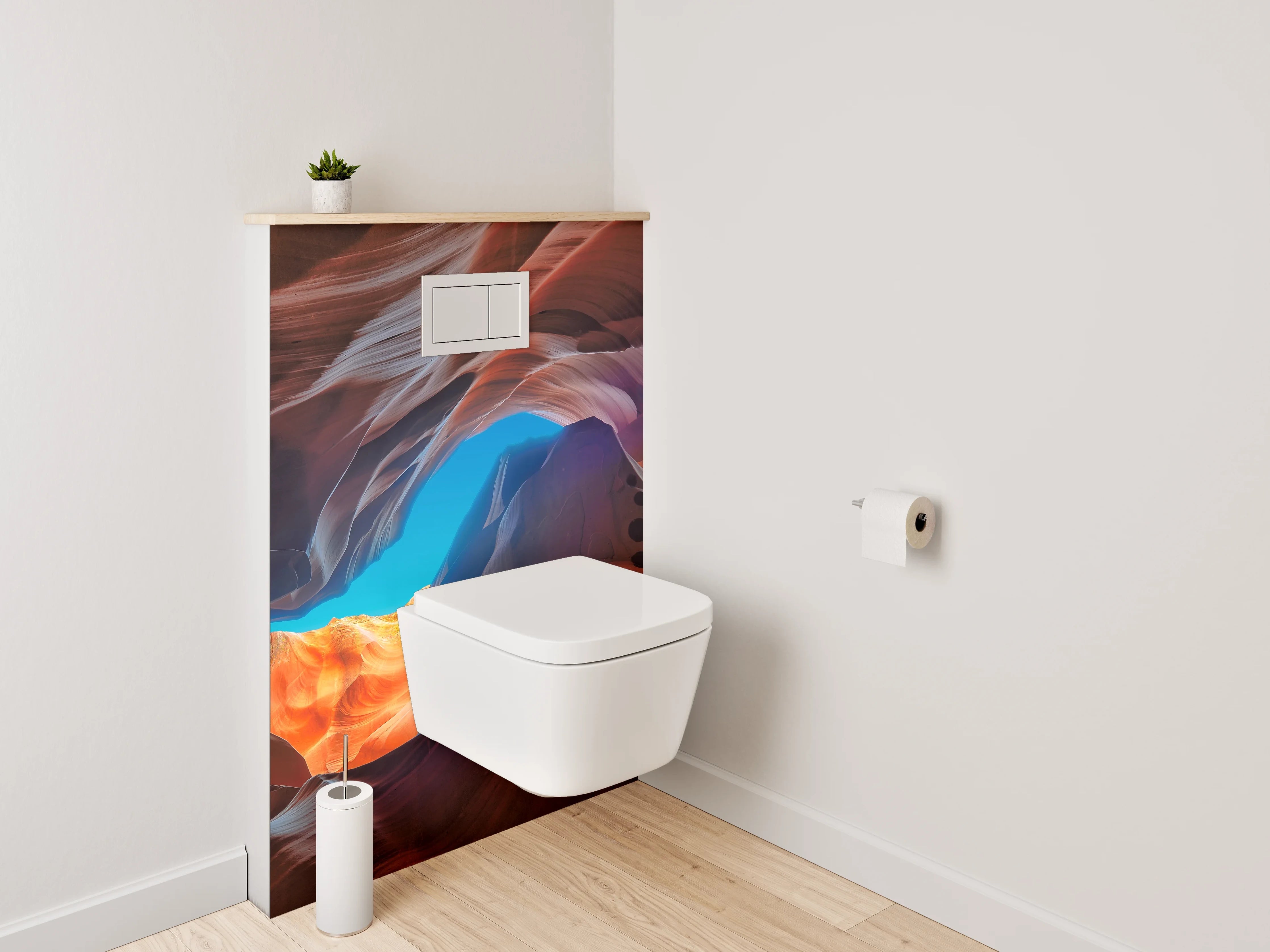 WC-Rückwand - Antelope Canyon Farbenspiel Kunst