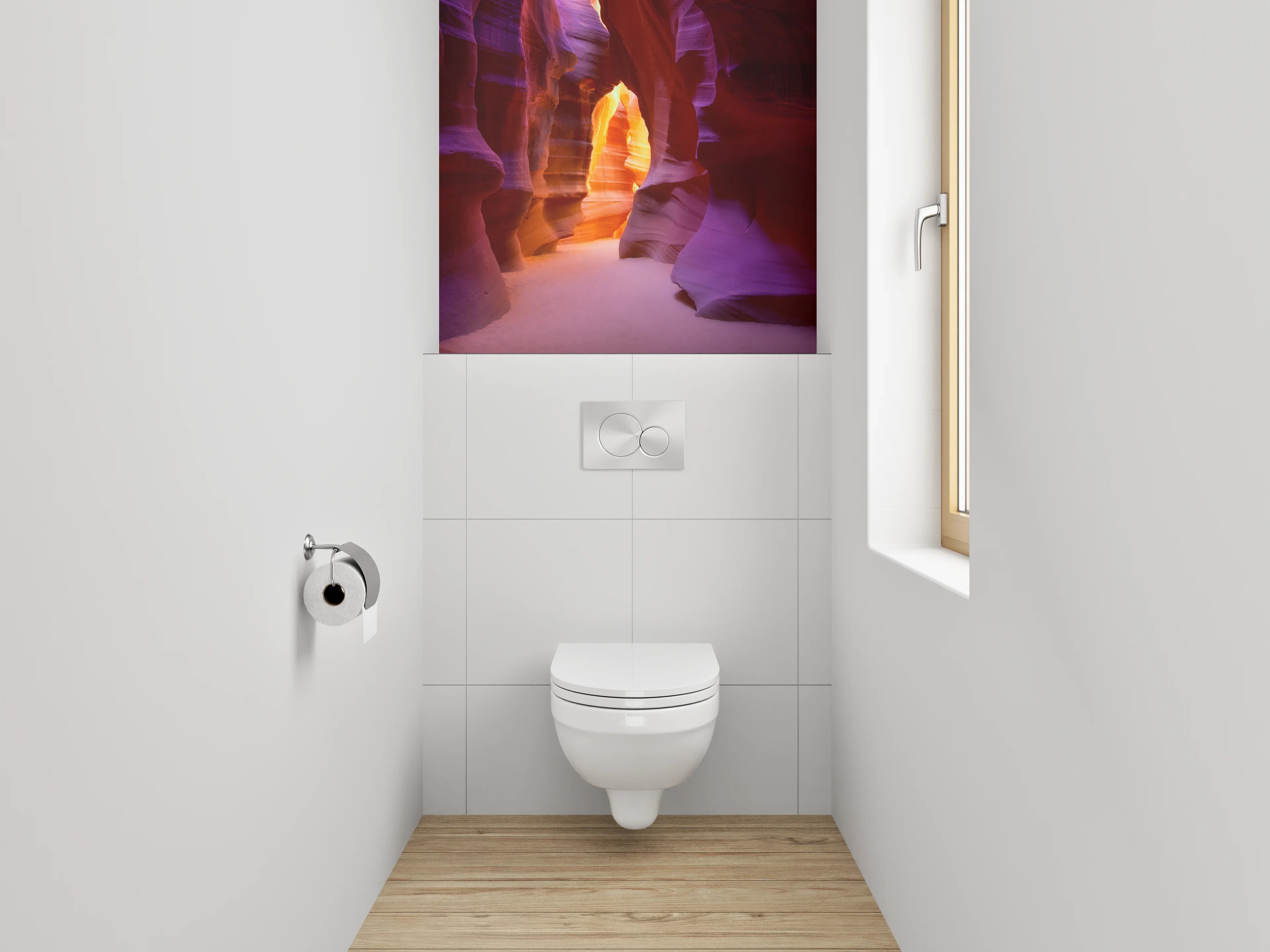WC-Rückwand - Antelope Canyon Lichtspektakel Naturfoto