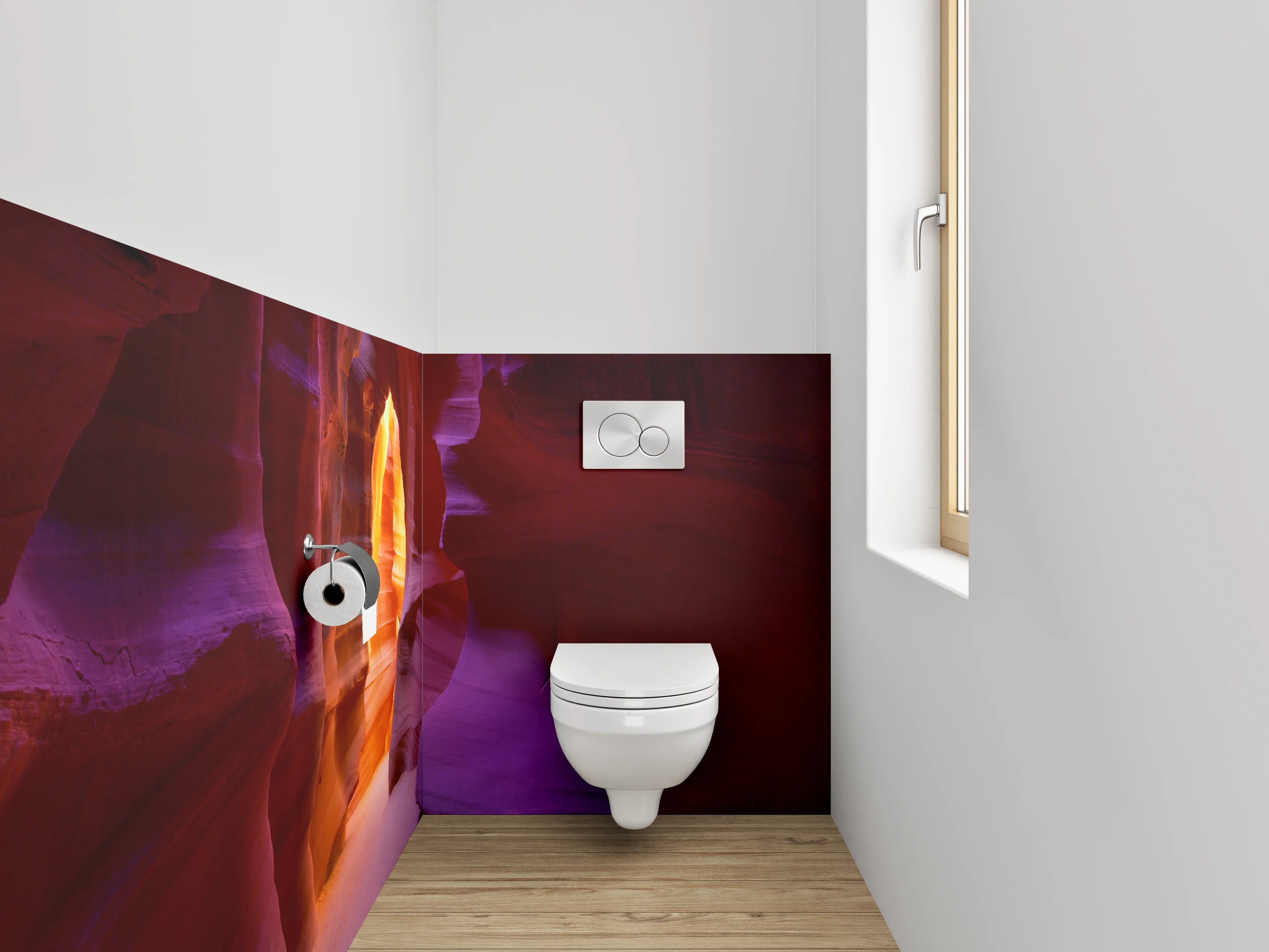 WC-Rückwand - Antelope Canyon Lichtspektakel Naturfoto