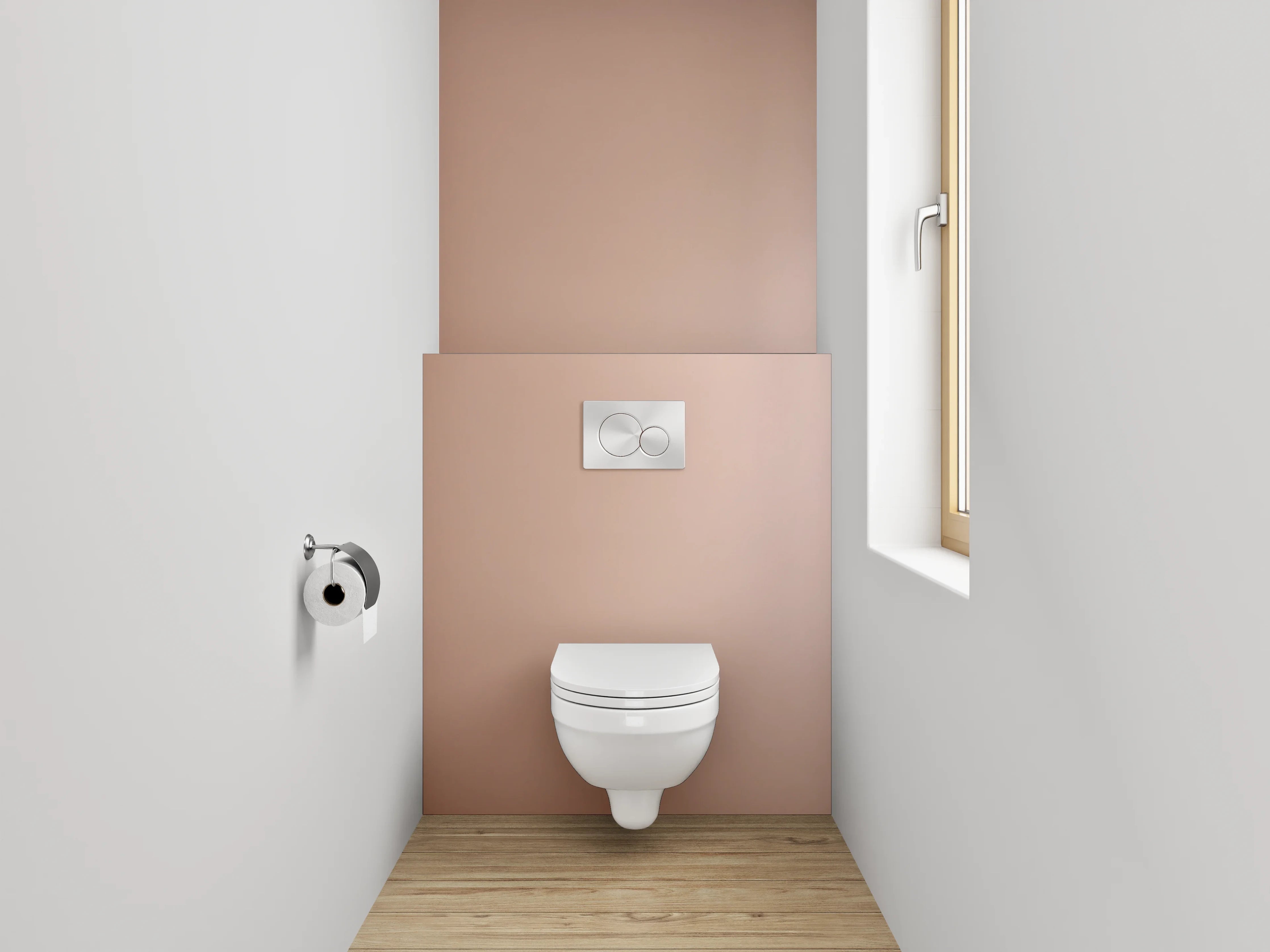 WC-Rückwand - Braune Oberfläche mit sanften Farbverläufen