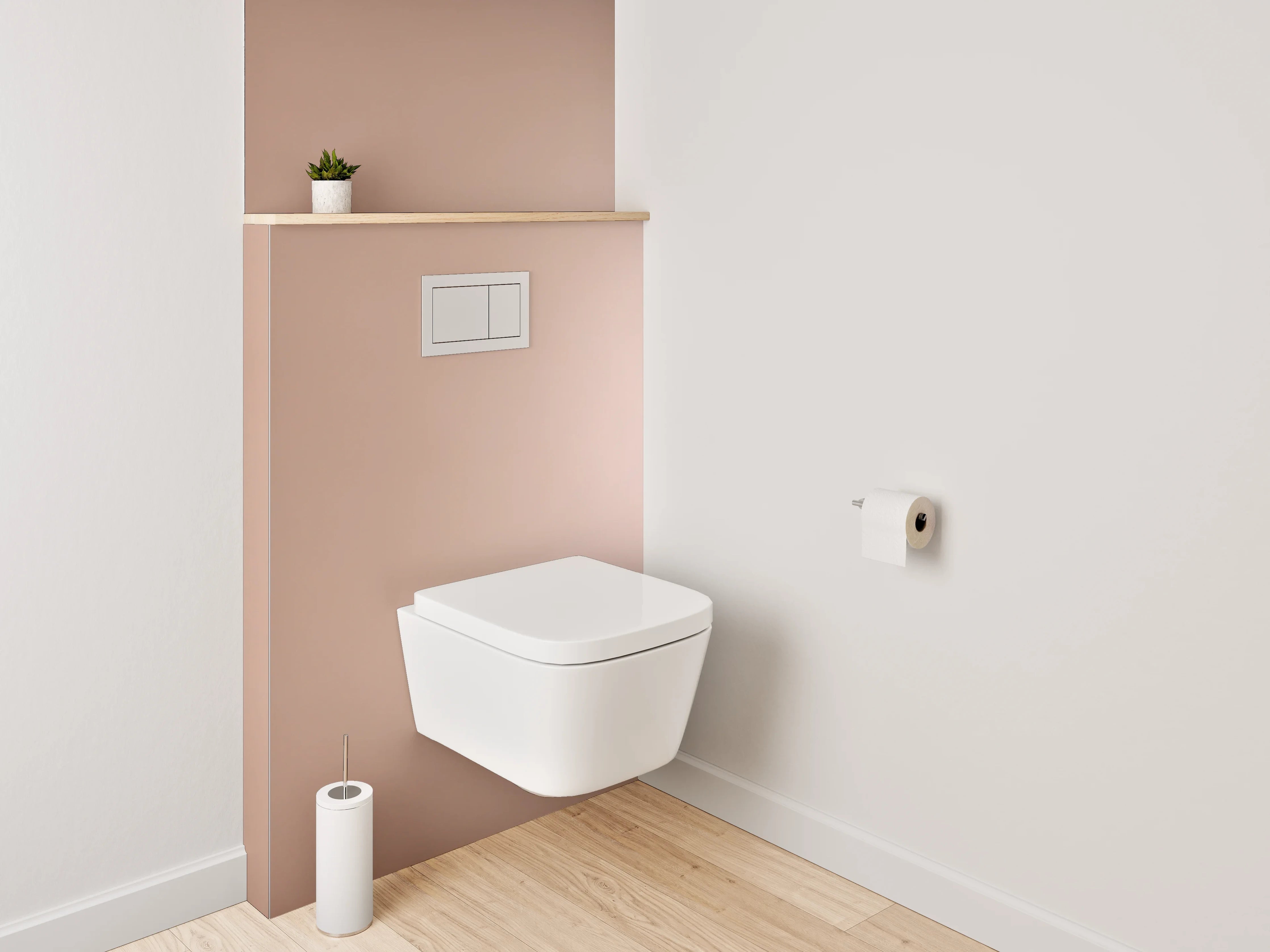 WC-Rückwand - Braune Oberfläche mit sanften Farbverläufen