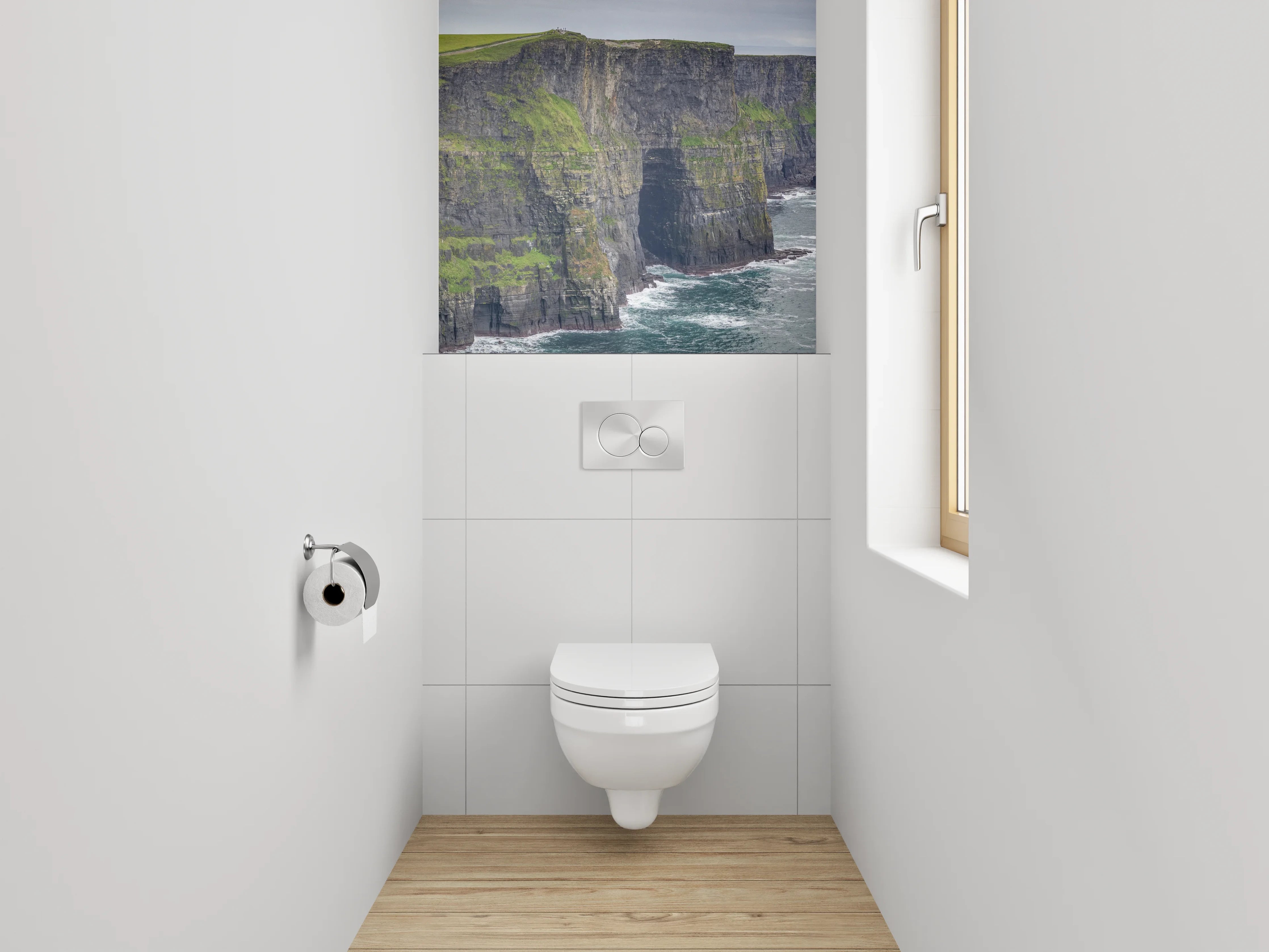 WC-Rückwand - Cliffs of Moher Naturkulisse Panoramabild