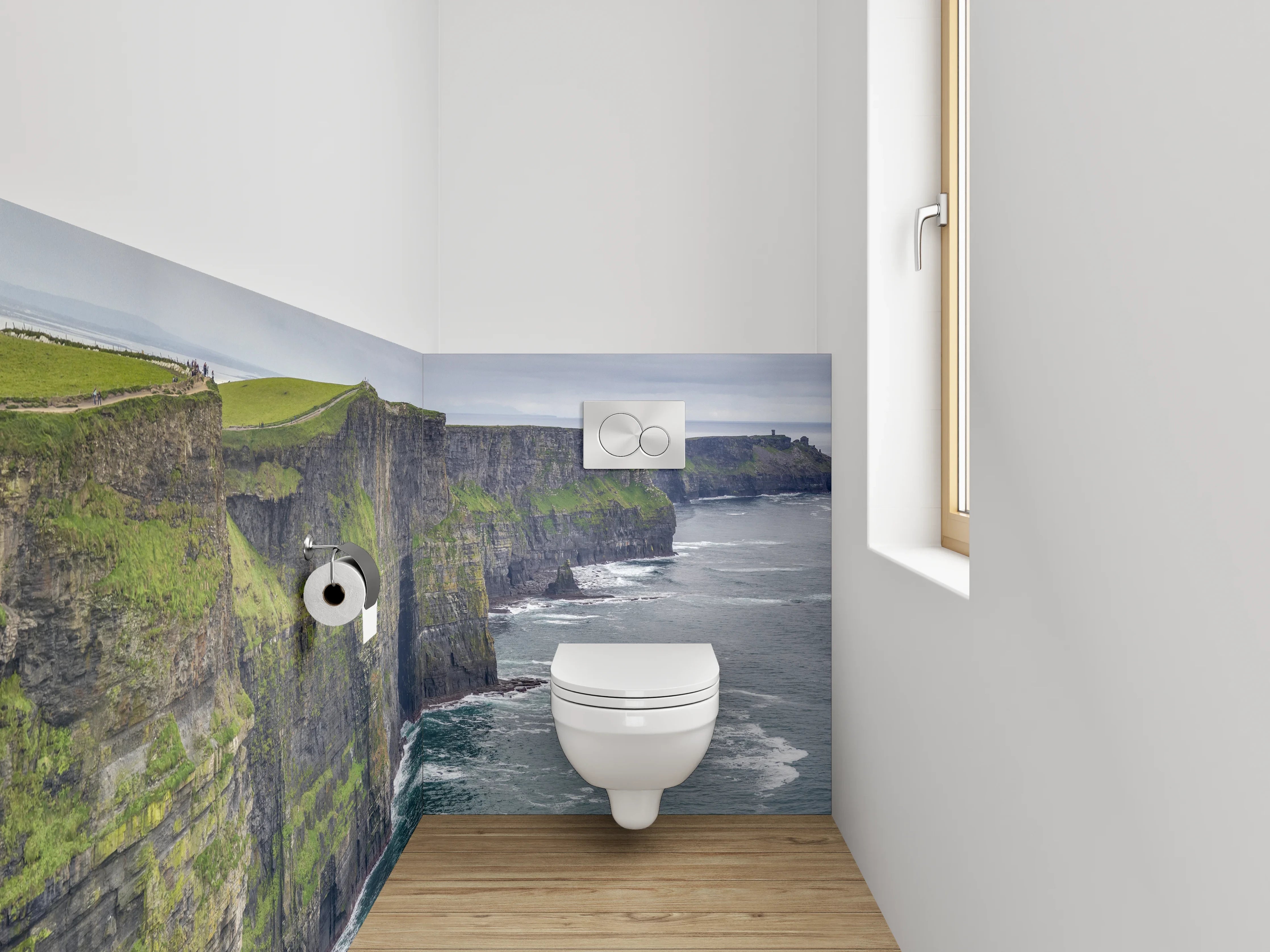 WC-Rückwand - Cliffs of Moher Naturkulisse Panoramabild