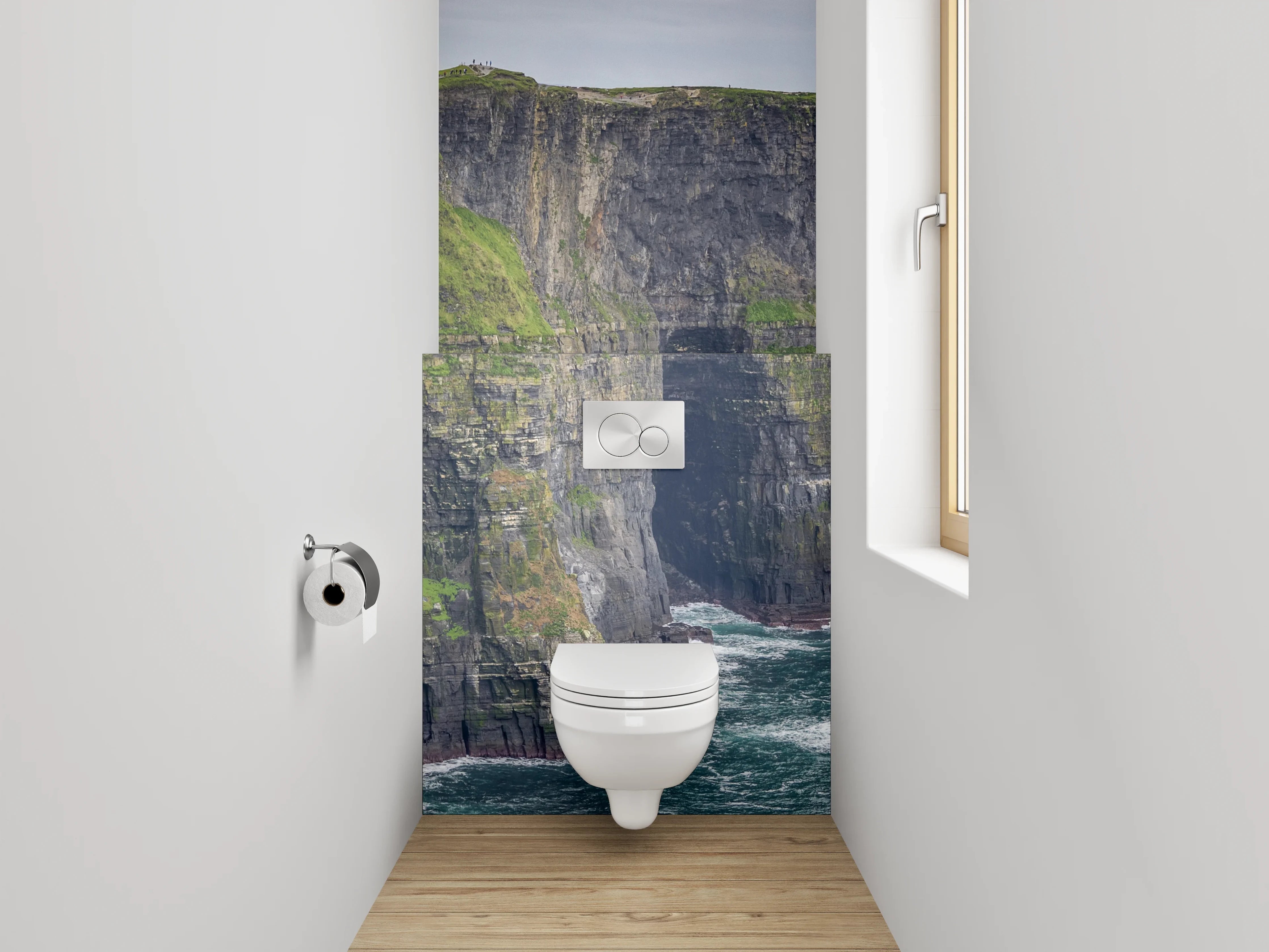 WC-Rückwand - Cliffs of Moher Naturkulisse Panoramabild