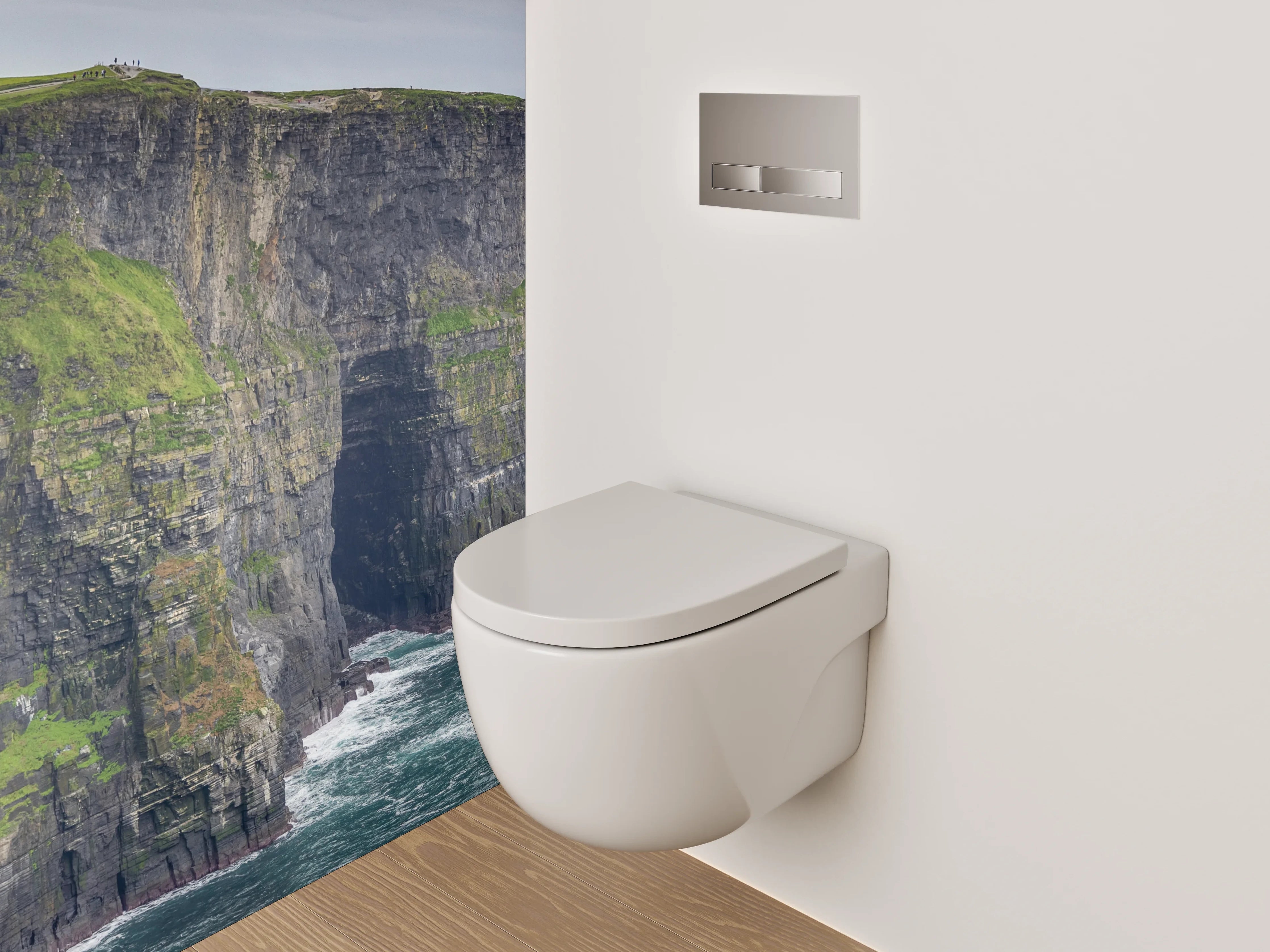 WC-Rückwand - Cliffs of Moher Naturkulisse Panoramabild