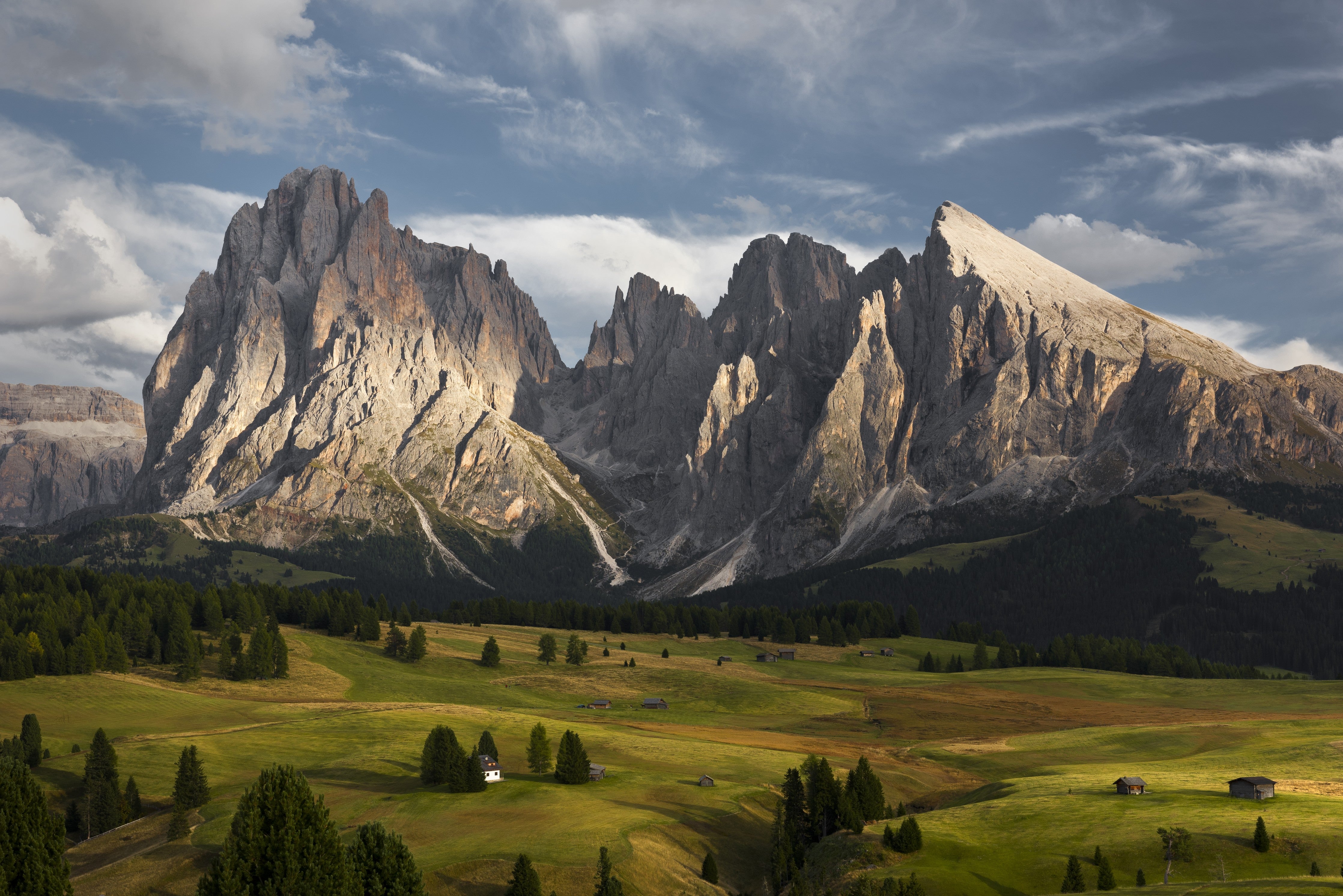 WC-Rückwand-Dolomiten Panorama Landschaft Fotografie