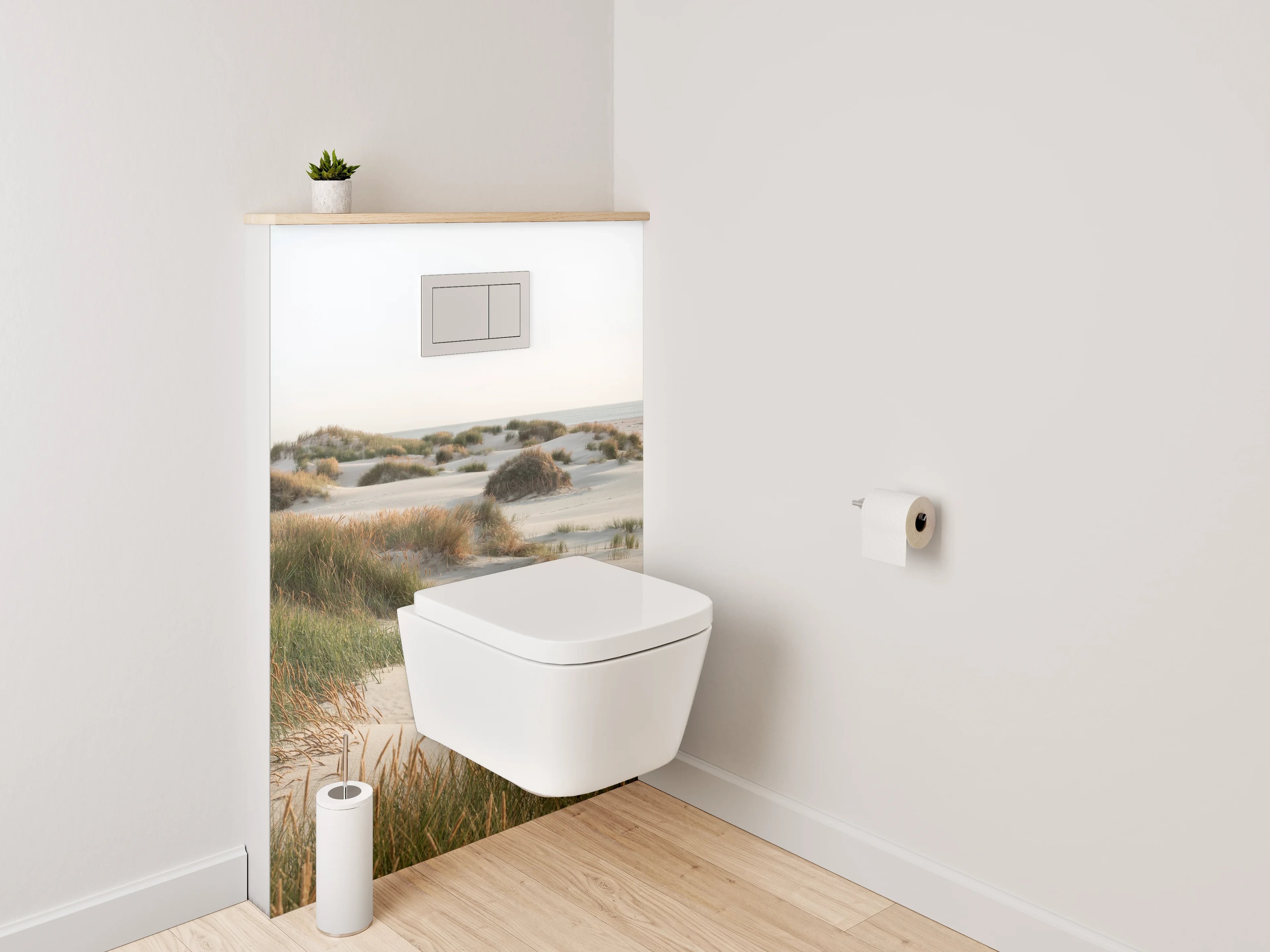 WC-Rückwand - Dünenlandschaft am Nordseestrand Fotomotiv