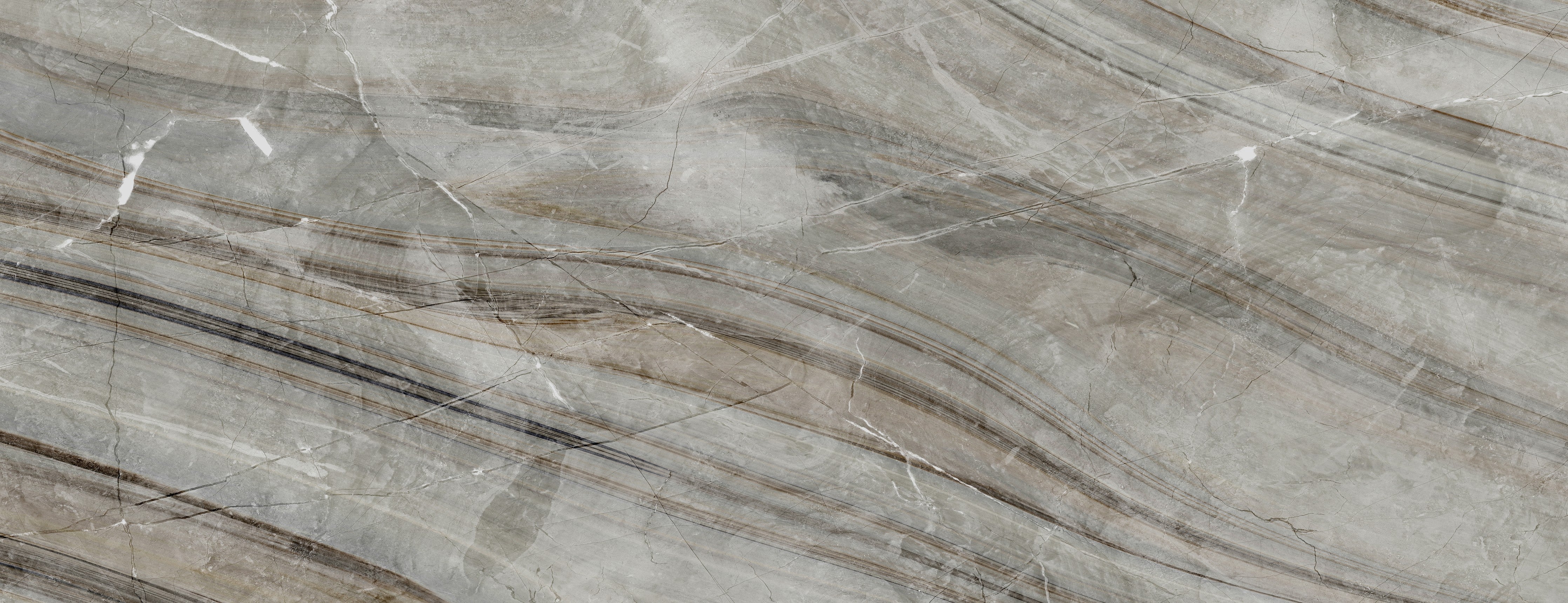 WC-Rückwand-Edler grauer Marmor-Look