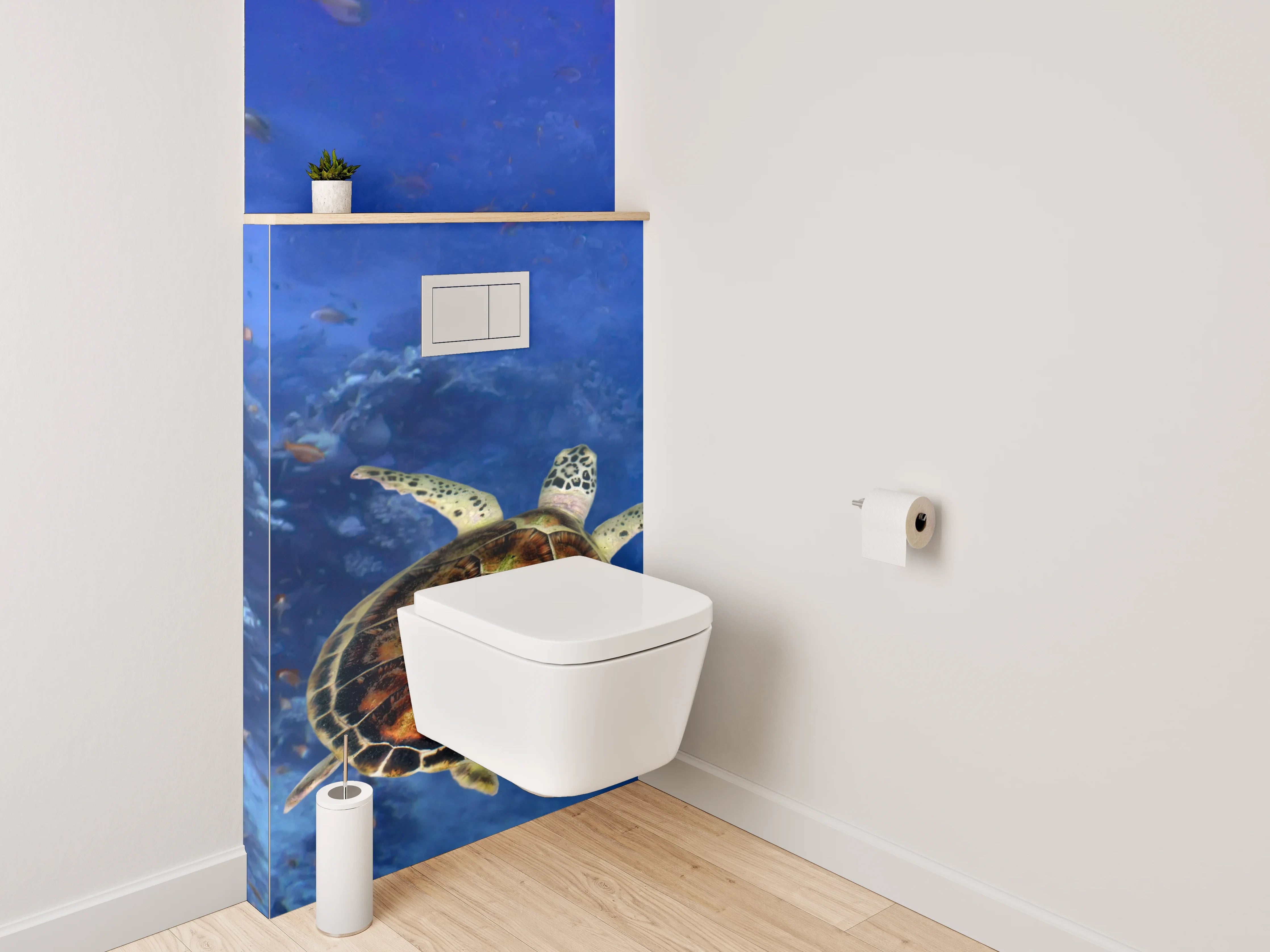 WC-Rückwand - Exotisches Korallenriff Unterwasserwelt Fotopanel