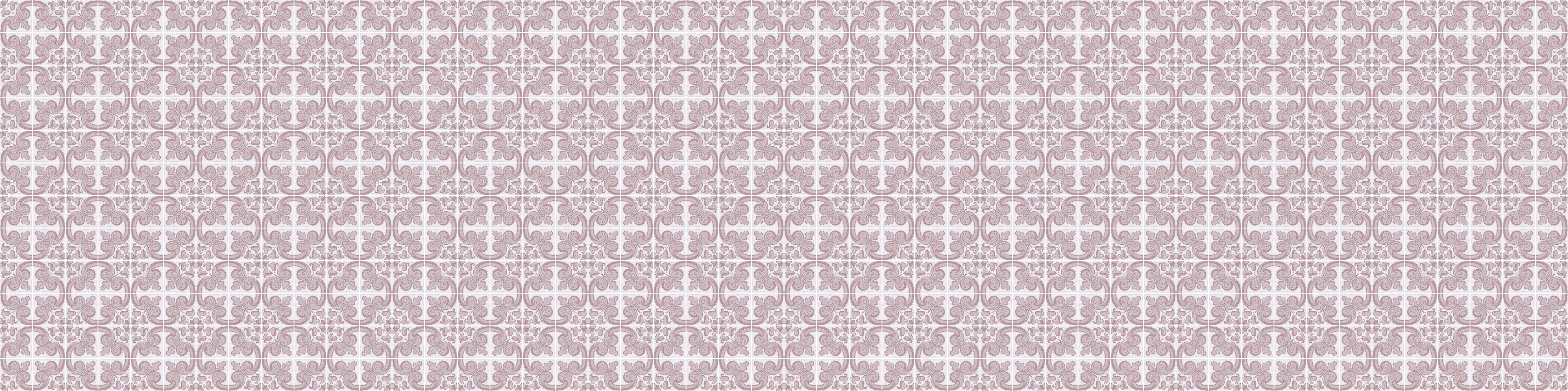 WC-Rückwand-Geometrisches Muster in Rosa und Weiß