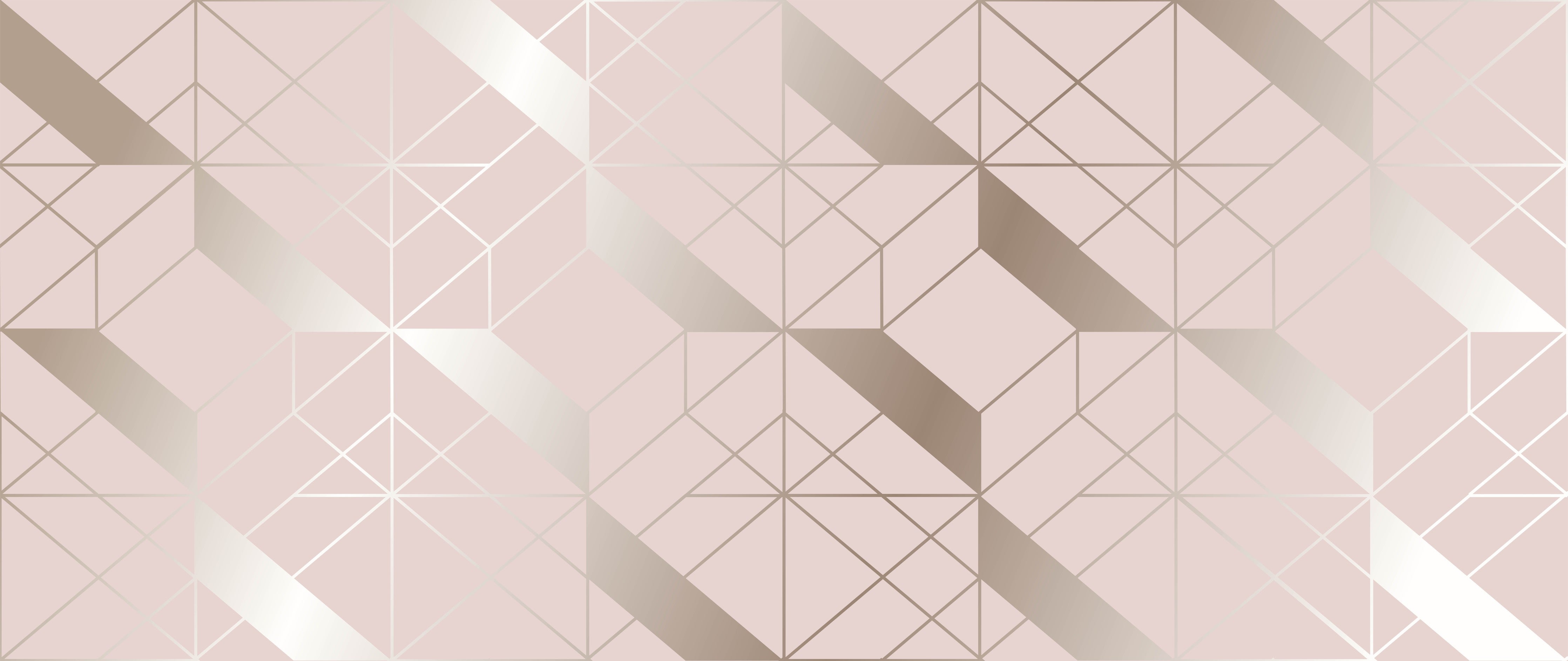 WC-Rückwand-Geometrisches Muster in Rosé Beige