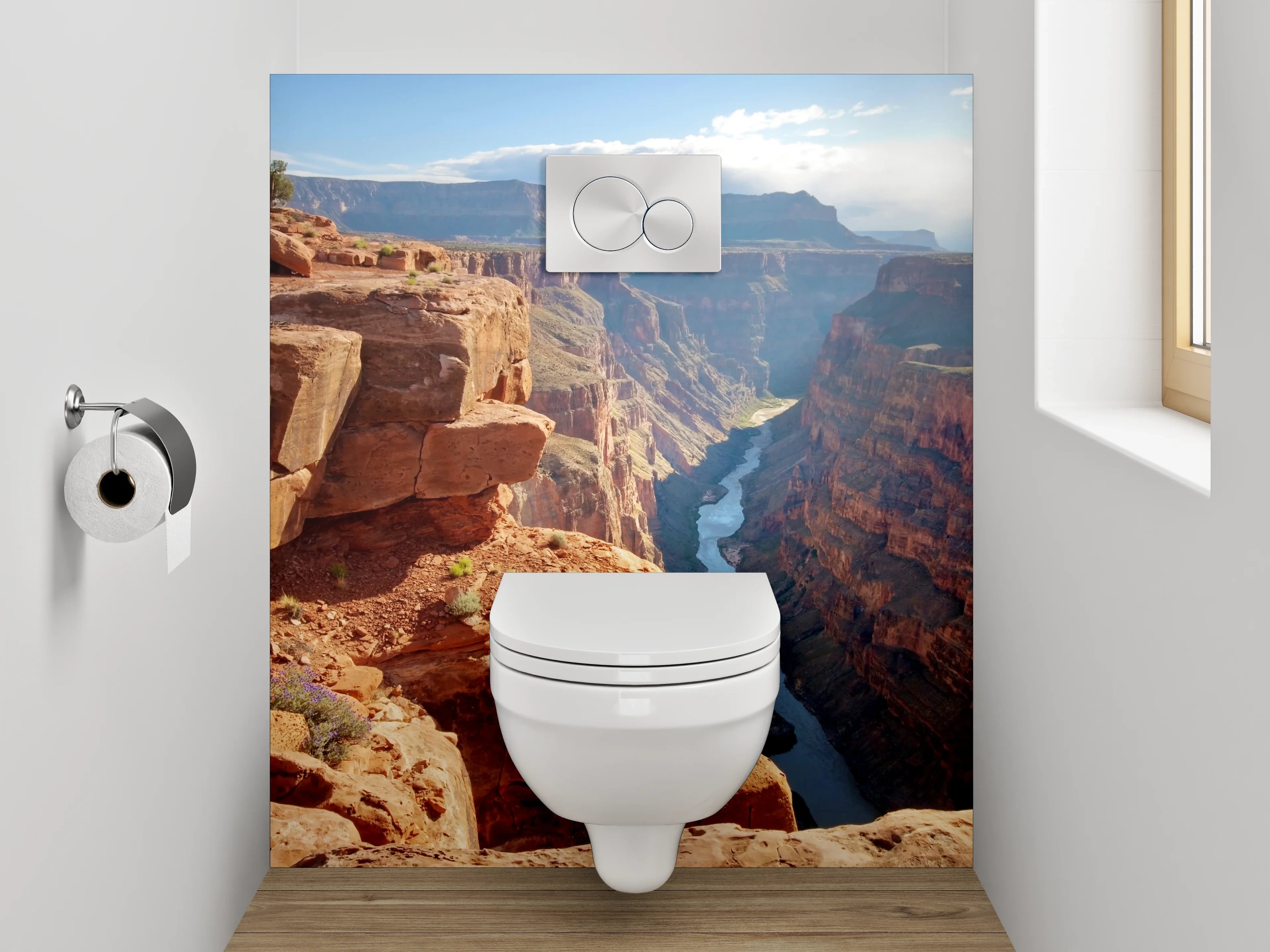 WC-Rückwand - Grand Canyon Naturpanorama Wandbild