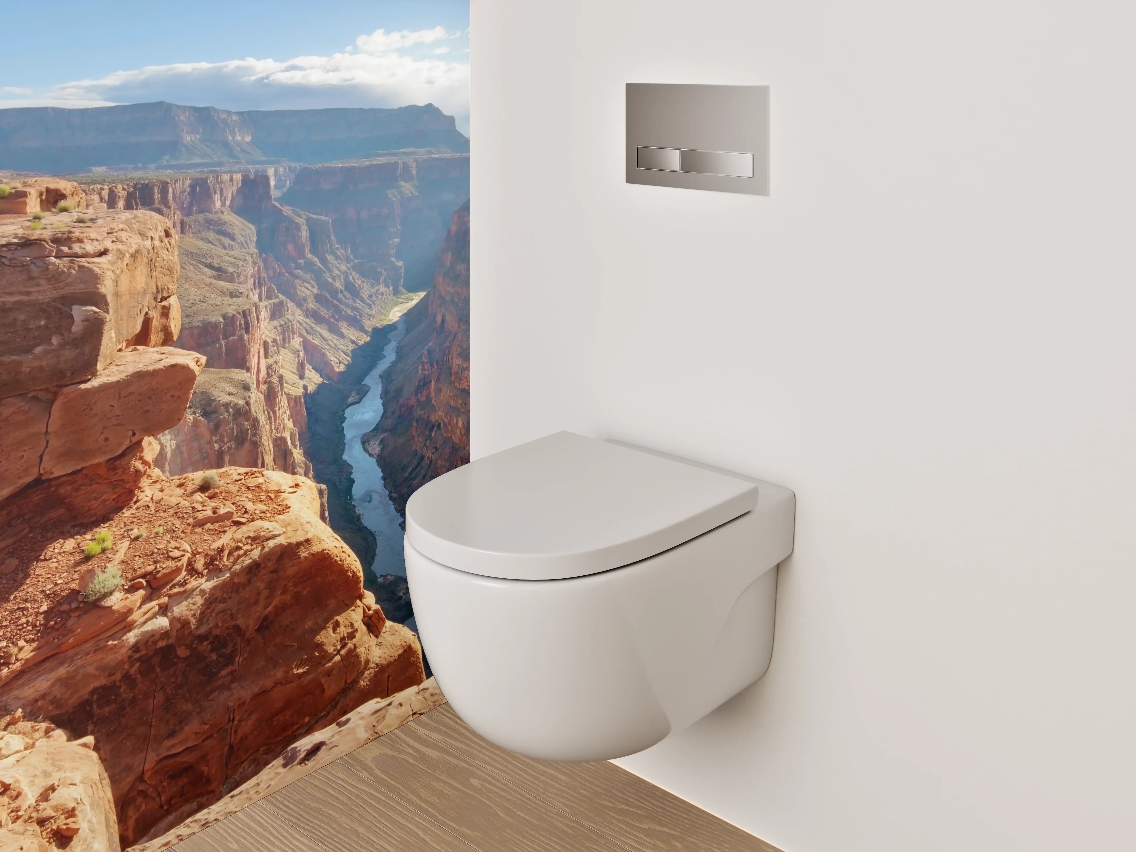 WC-Rückwand - Grand Canyon Naturpanorama Wandbild