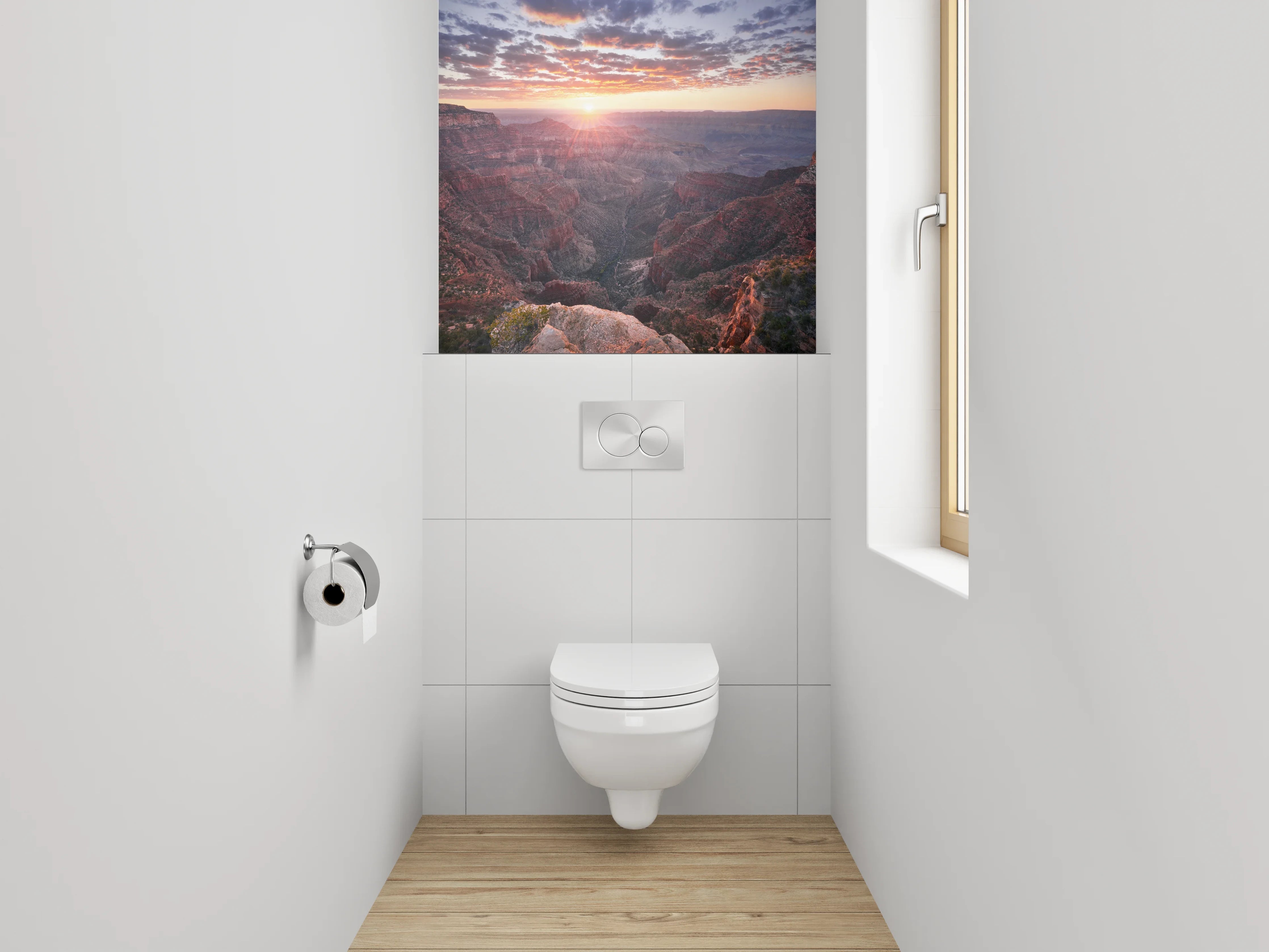 WC-Rückwand - Grand Canyon Sonnenuntergang Landschaft