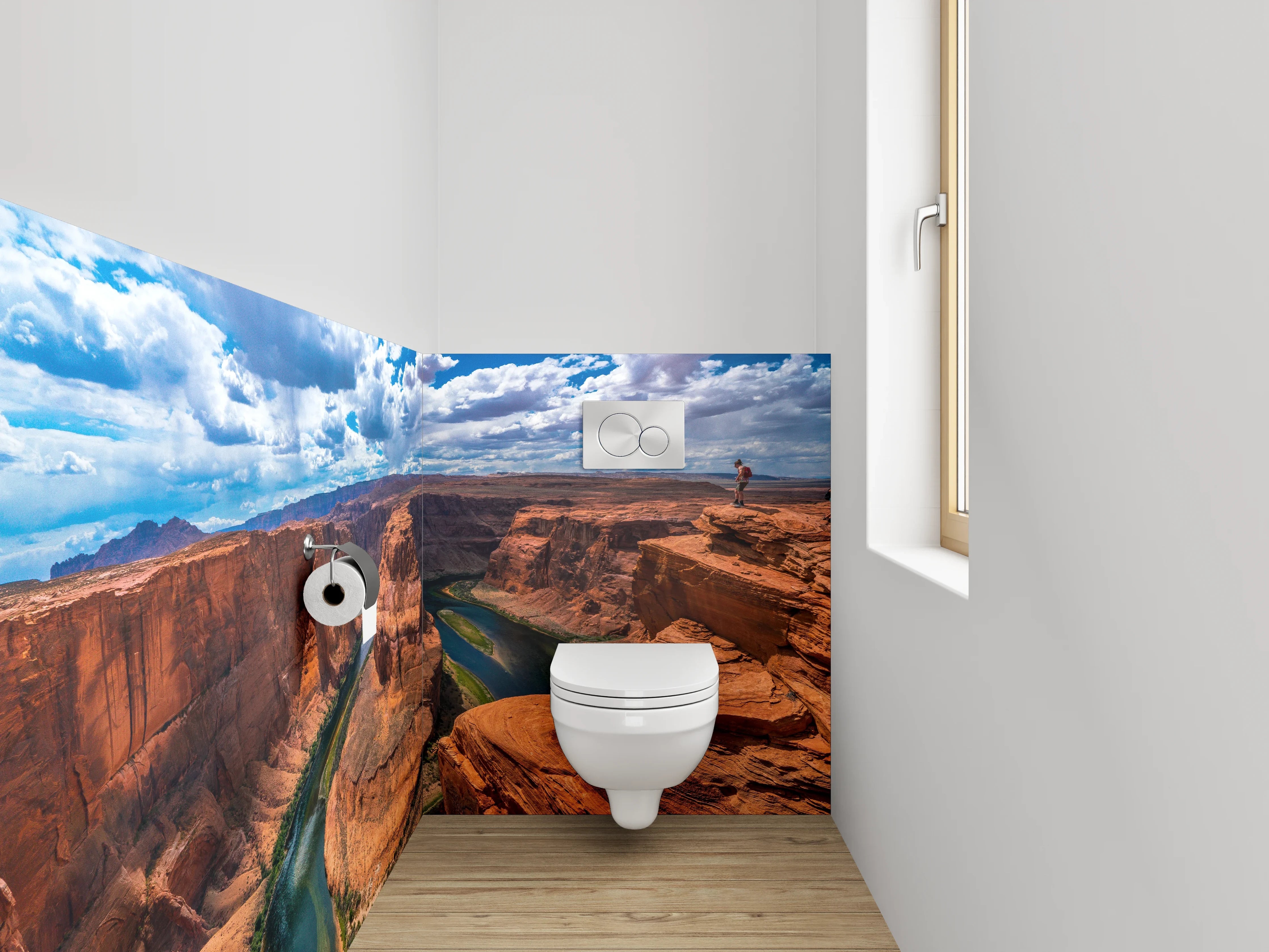 WC-Rückwand - Majestätische Felslandschaft am Horseshoe Bend