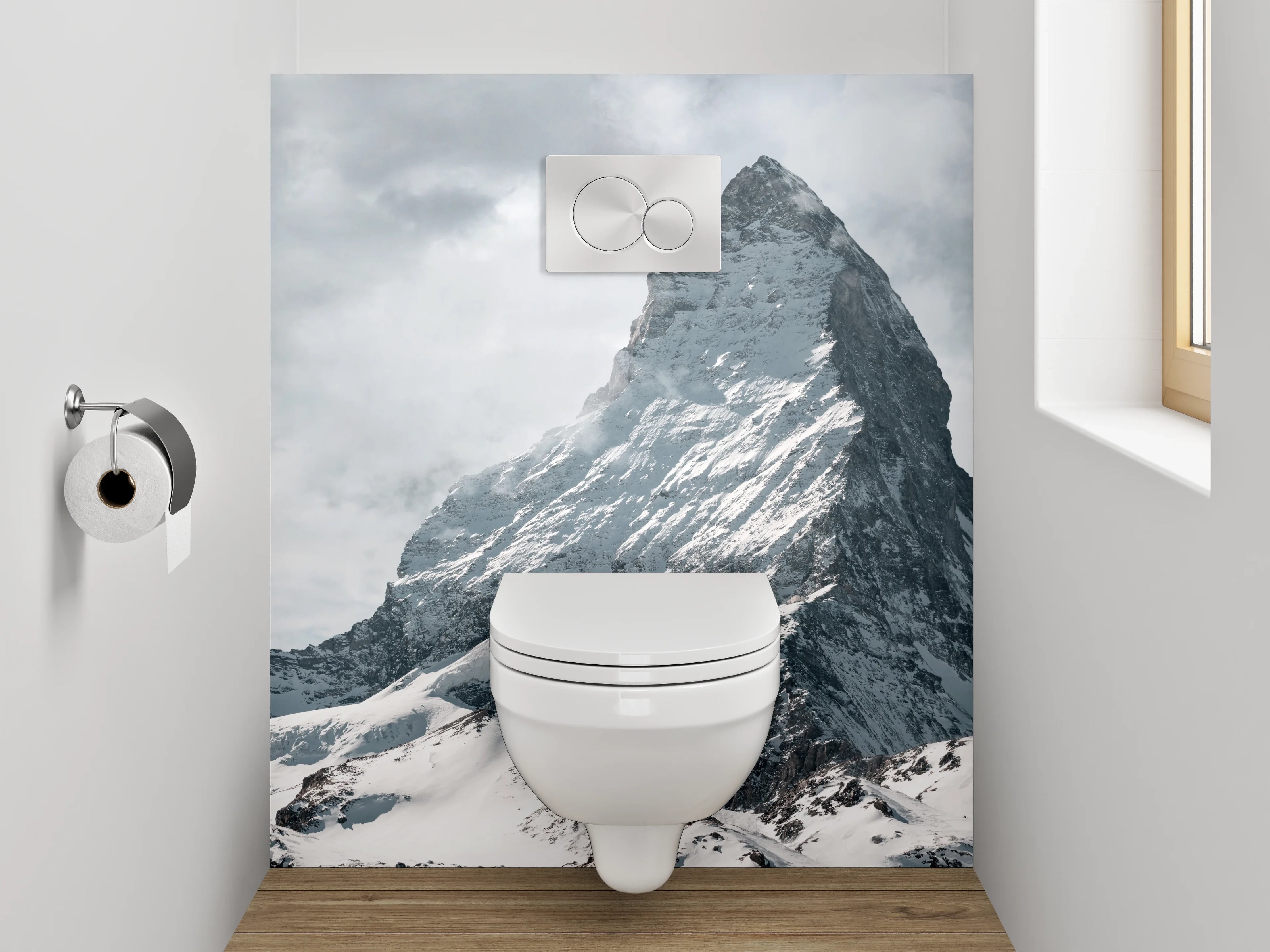 WC-Rückwand - Majestätisches Matterhorn Fotodruck