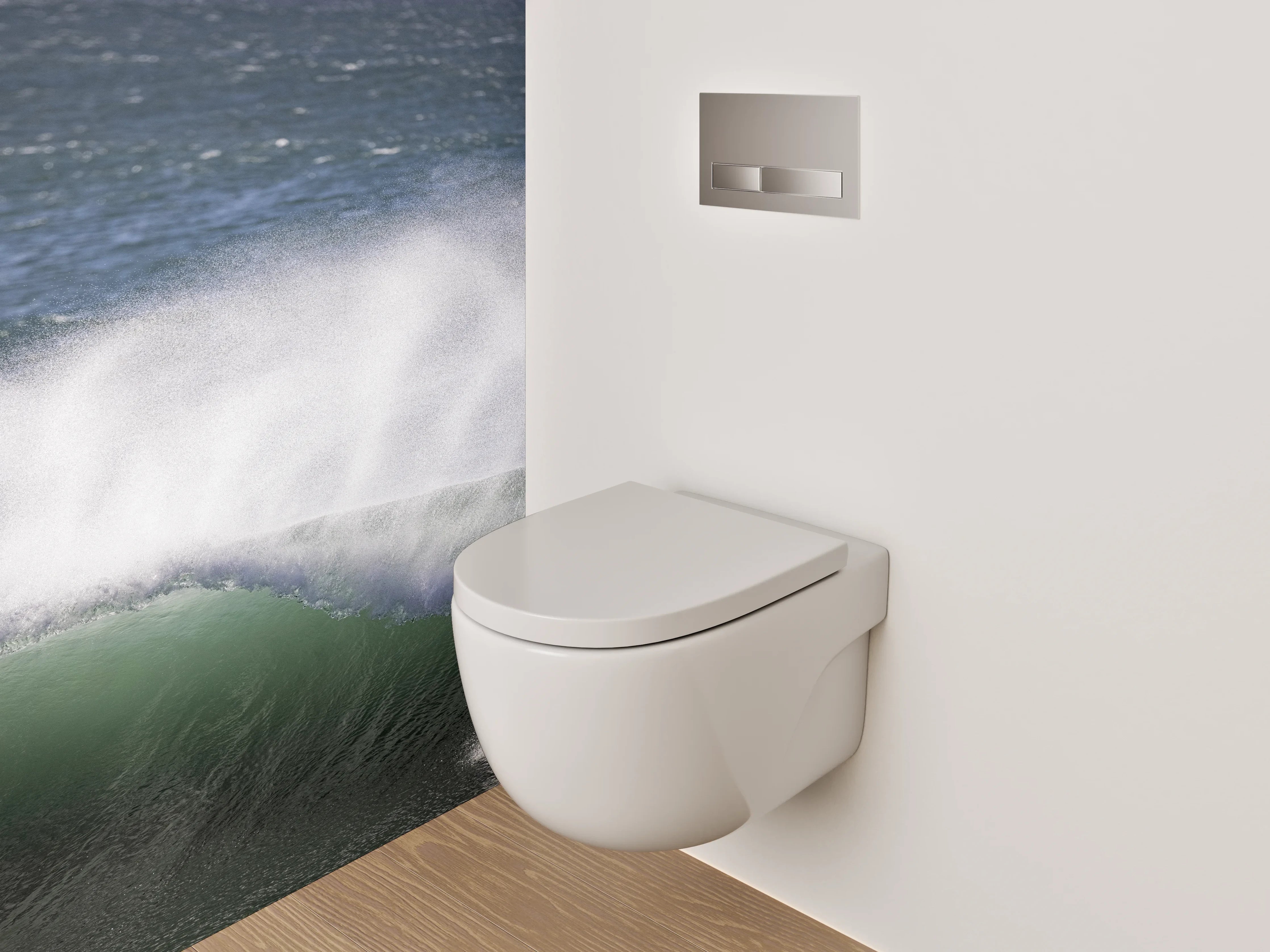 WC-Rückwand - Meereswelle Naturfotografie