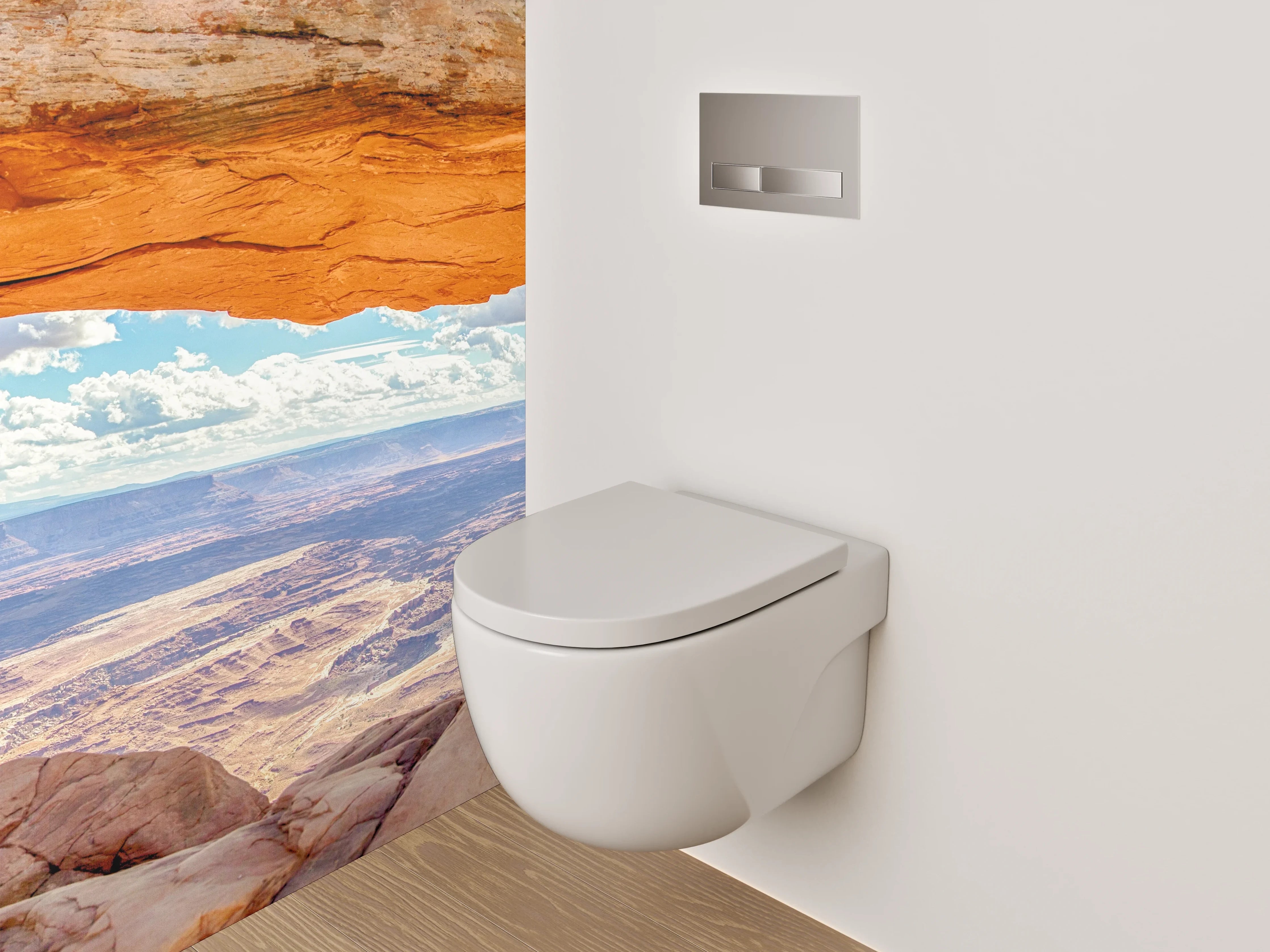 WC-Rückwand - Mesa Arch Panorama Canyonlands Utah