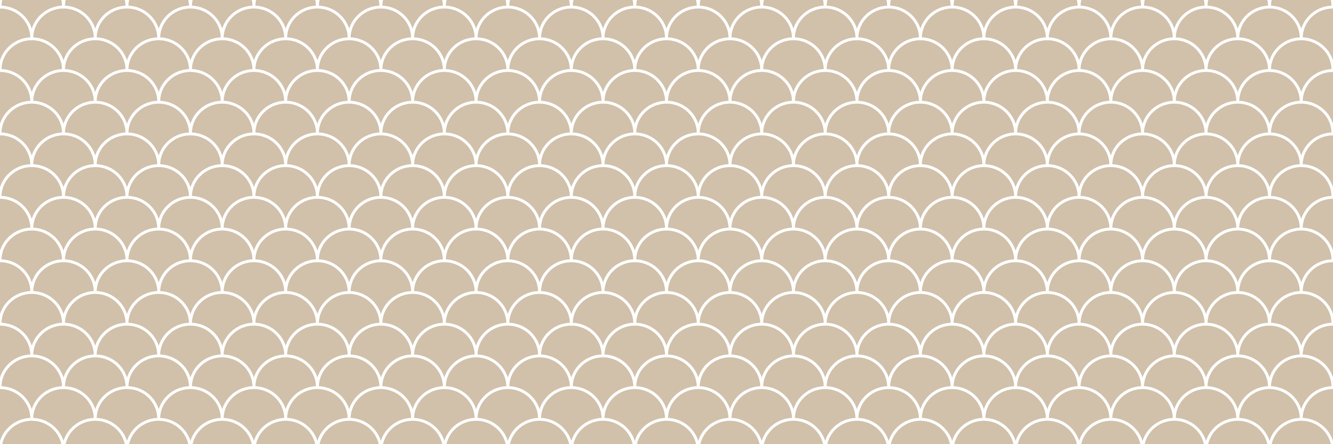 WC-Rückwand-Minimalistisches Fischschuppen-Muster Beige