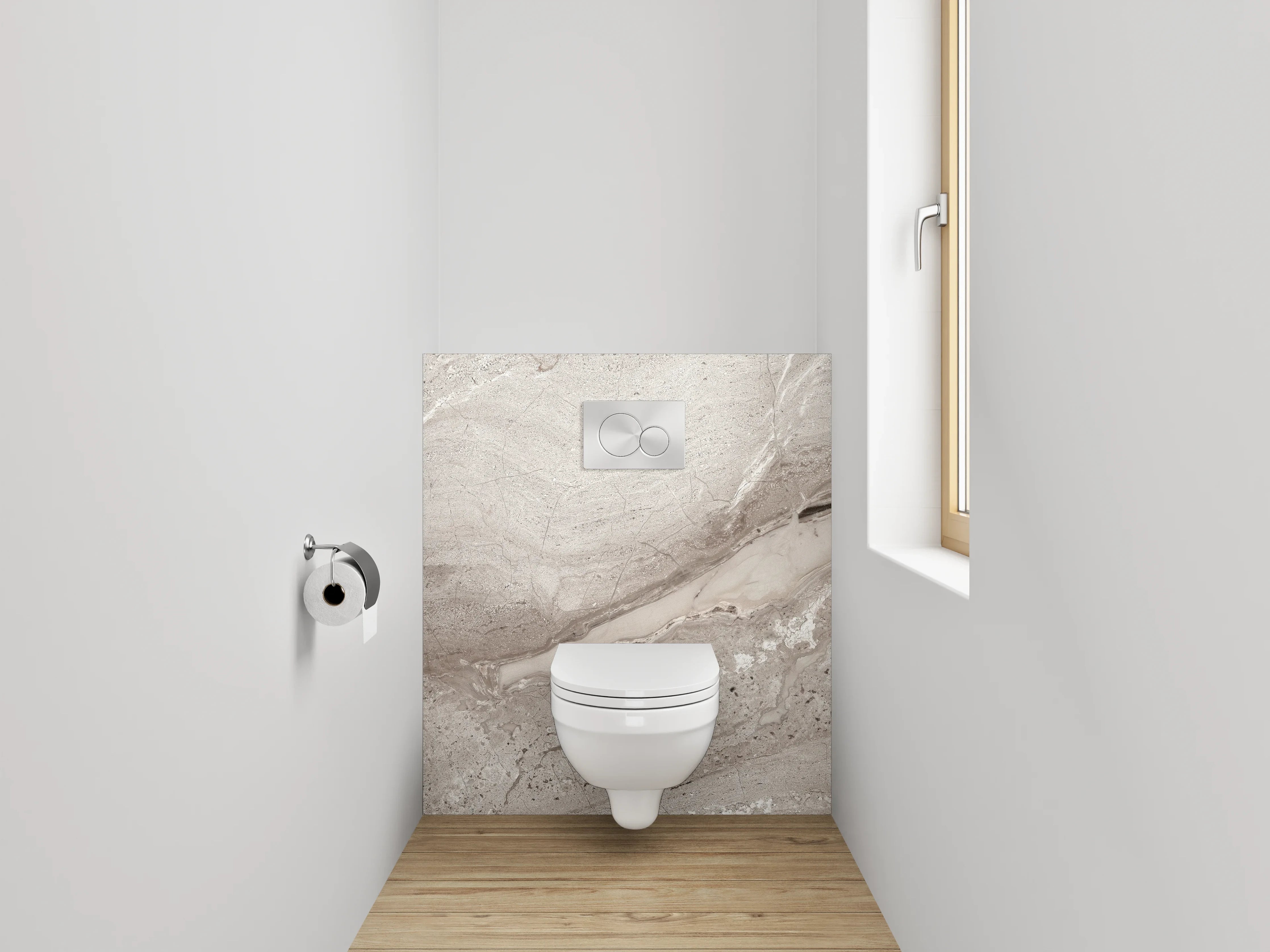 WC-Rückwand - Moderne Naturstein-Optik für dein Zuhause