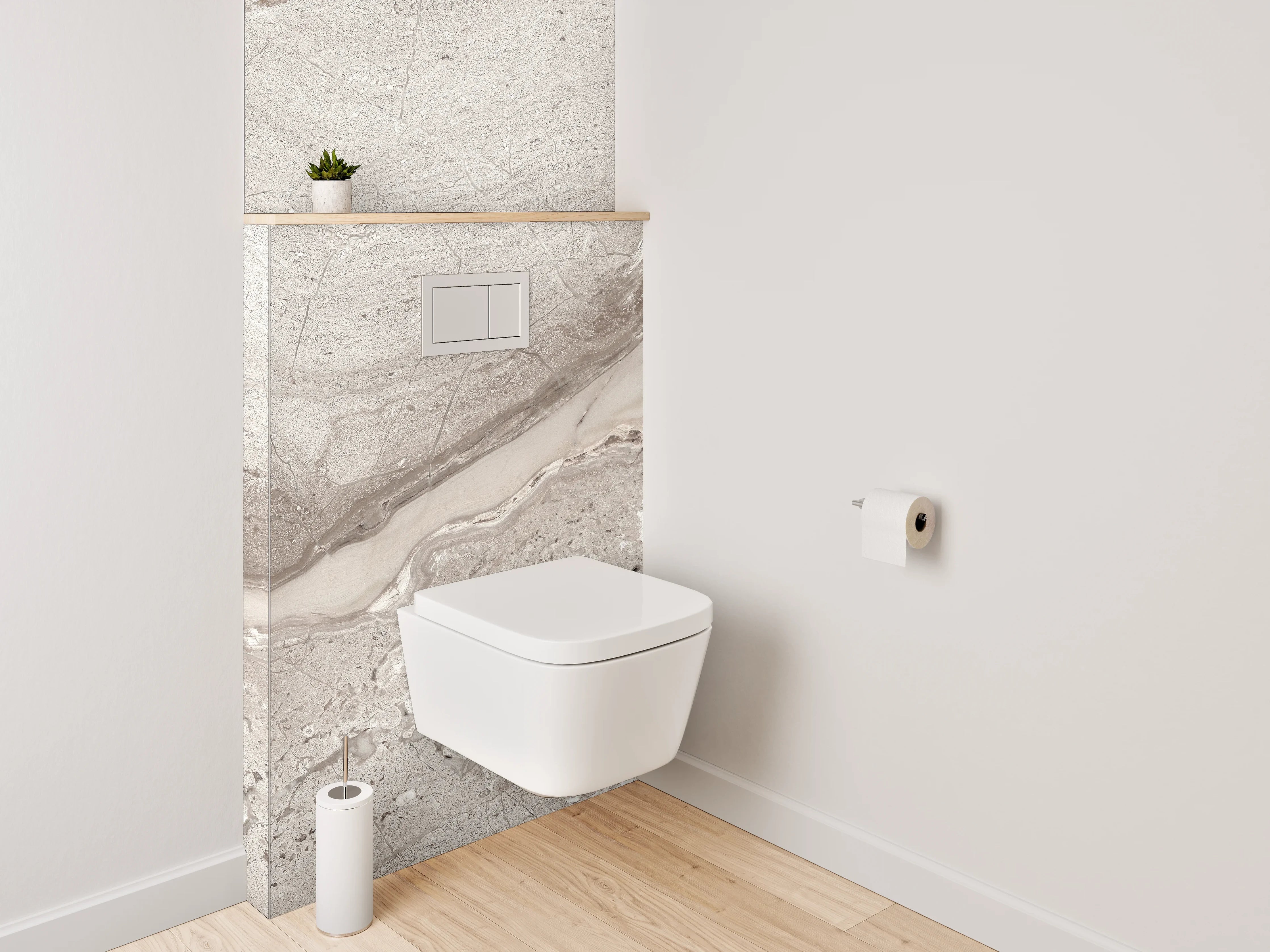 WC-Rückwand - Moderne Naturstein-Optik für dein Zuhause