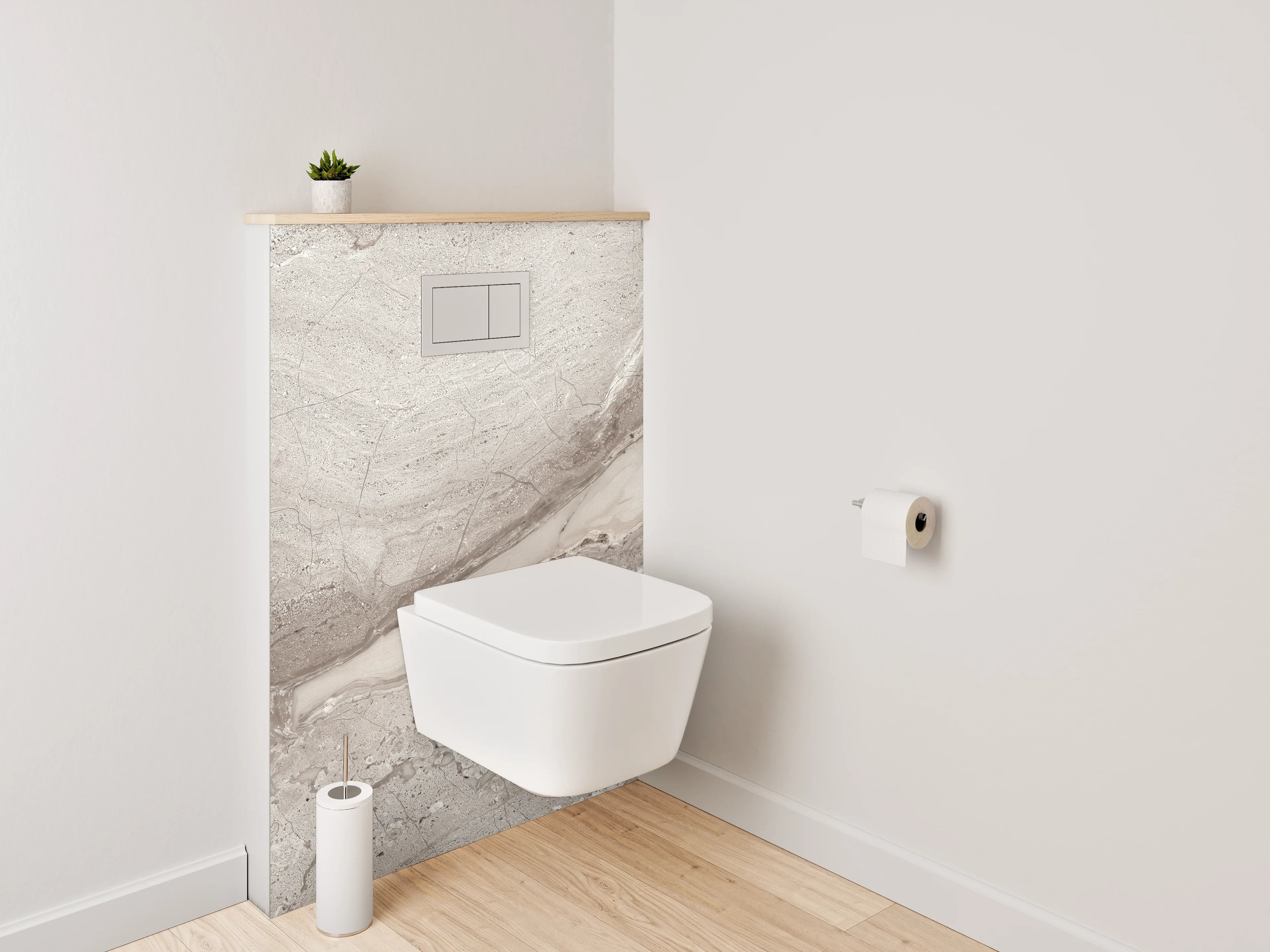 WC-Rückwand - Moderne Naturstein-Optik für dein Zuhause