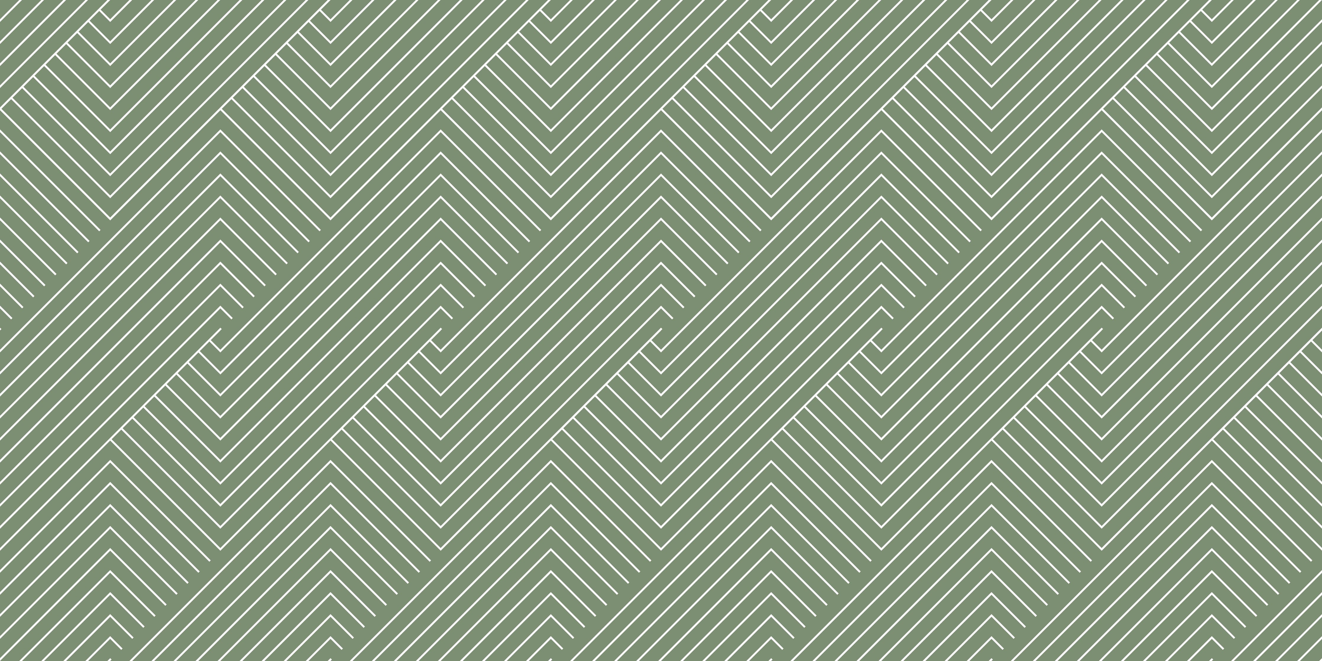 WC-Rückwand-Modernes geometrisches Linienmuster Grün Weiß