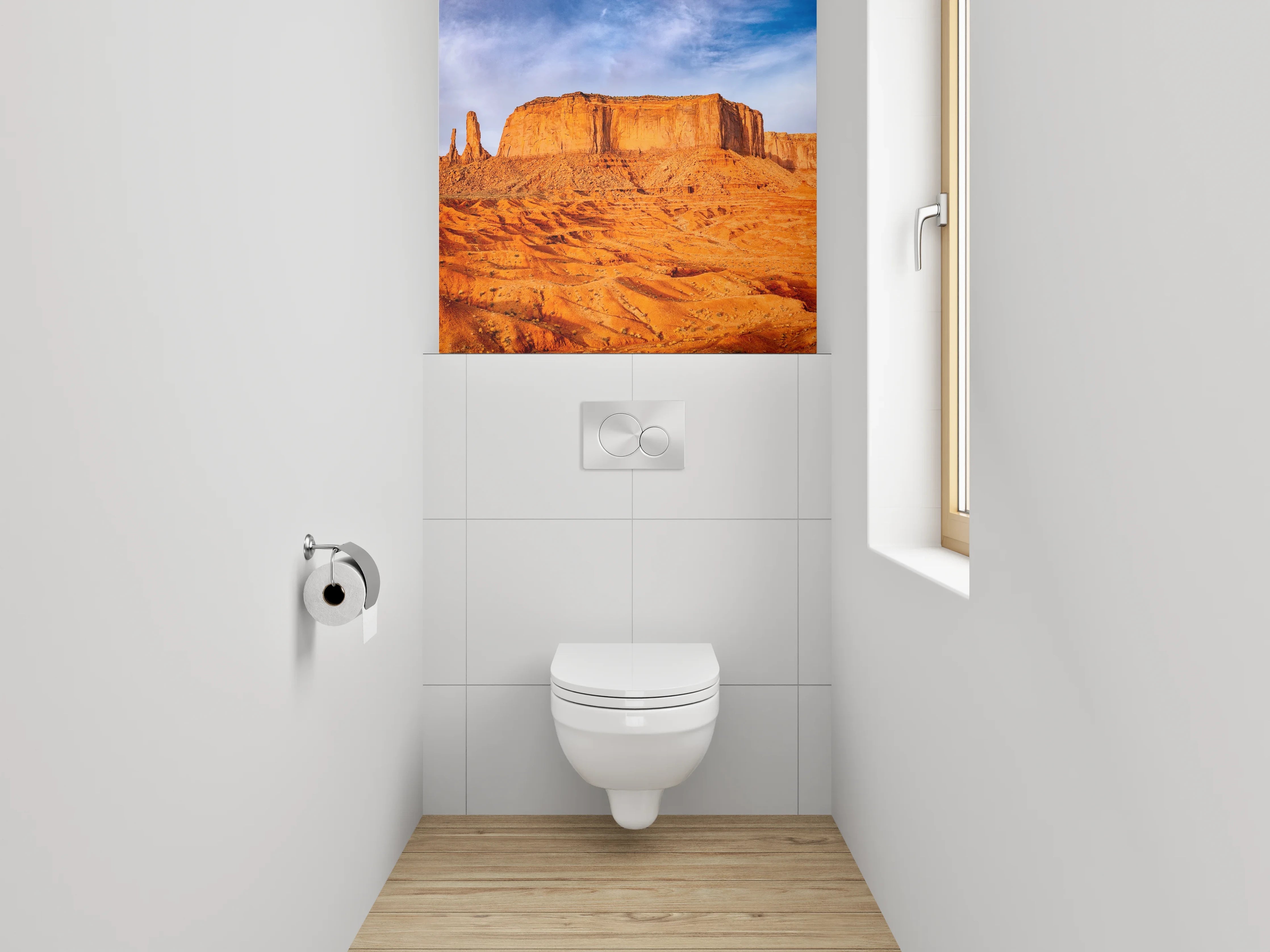WC-Rückwand - Monument Valley Wüste Panorama