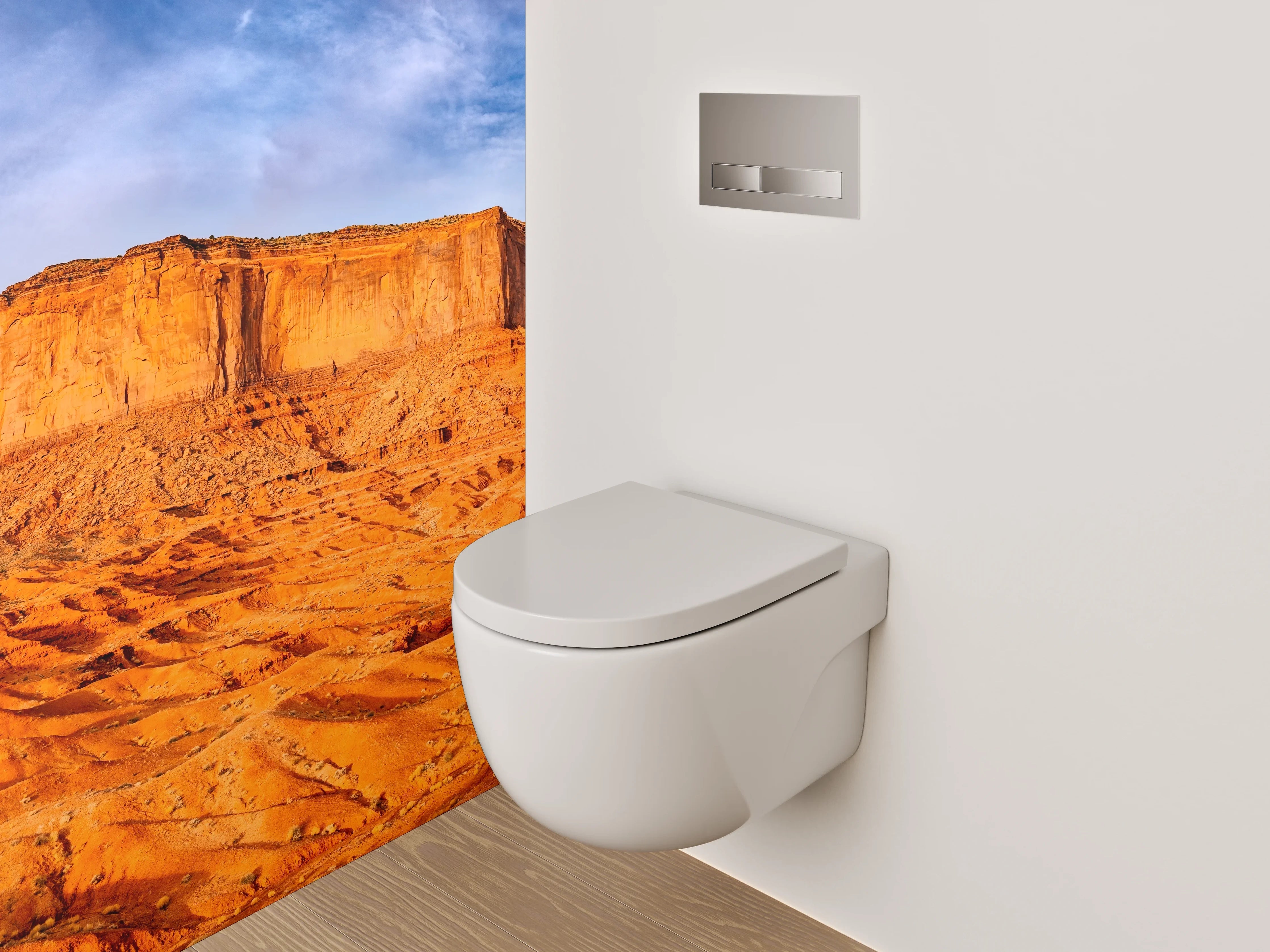 WC-Rückwand - Monument Valley Wüste Panorama