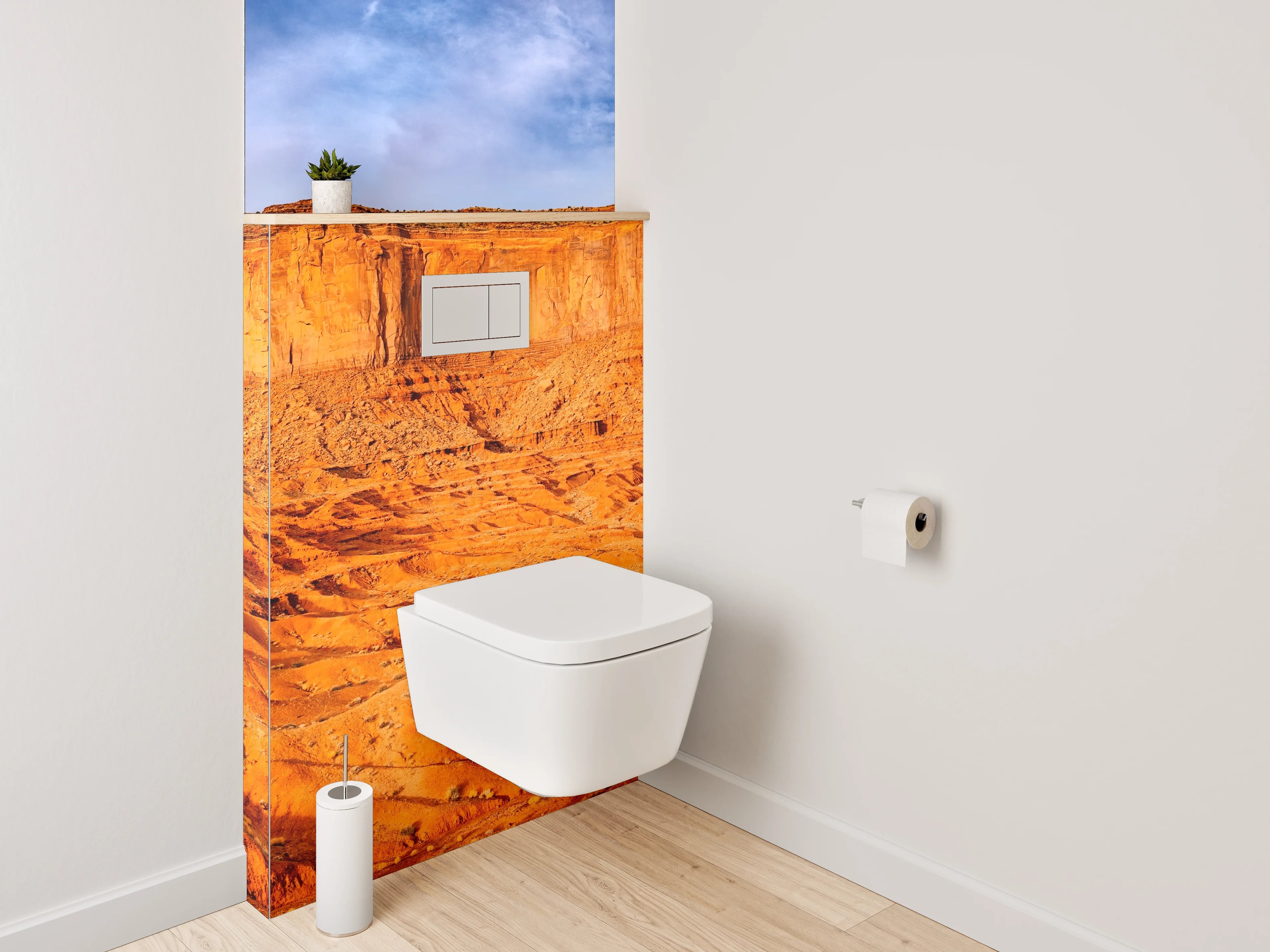 WC-Rückwand - Monument Valley Wüste Panorama