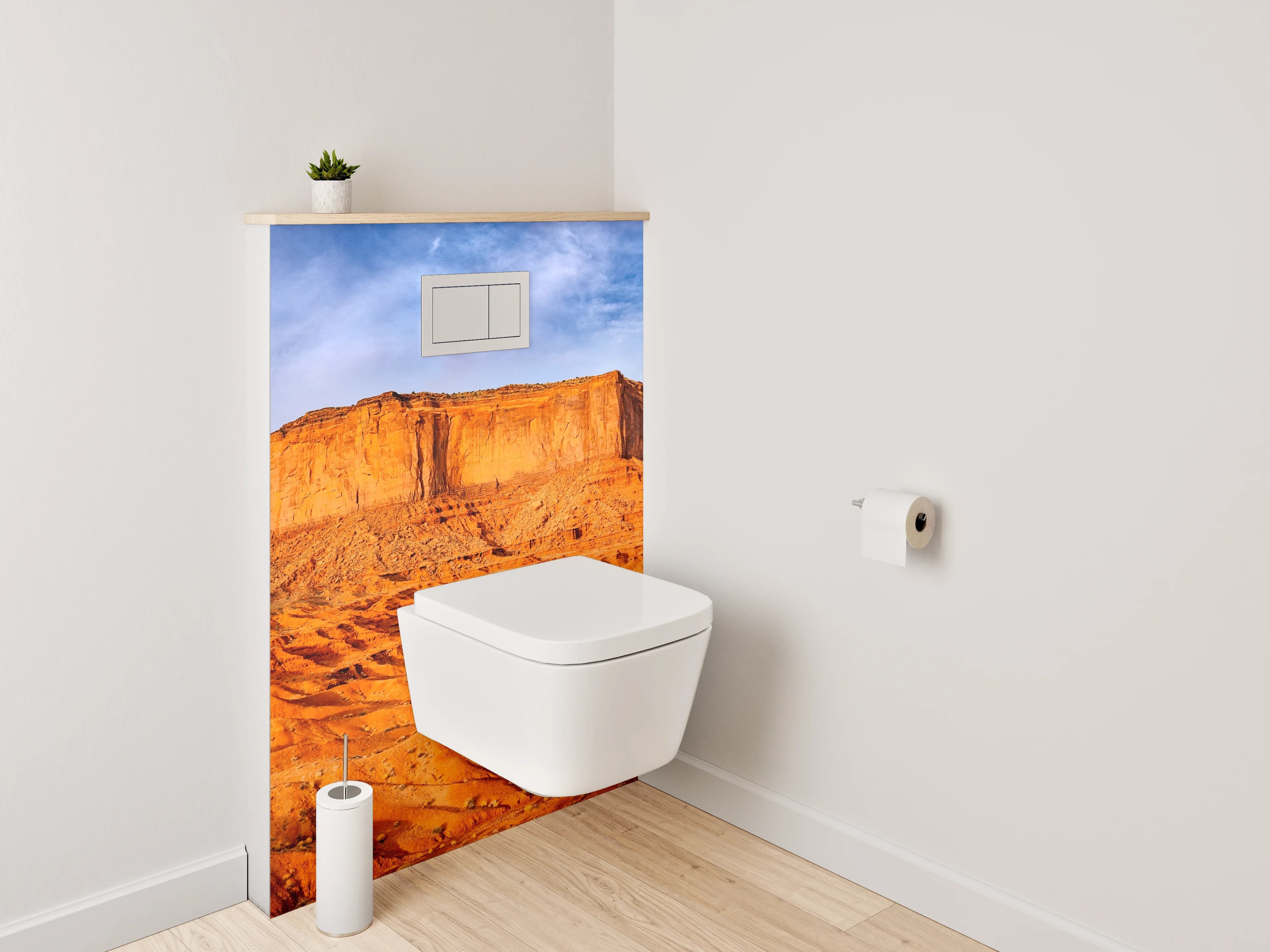 WC-Rückwand - Monument Valley Wüste Panorama