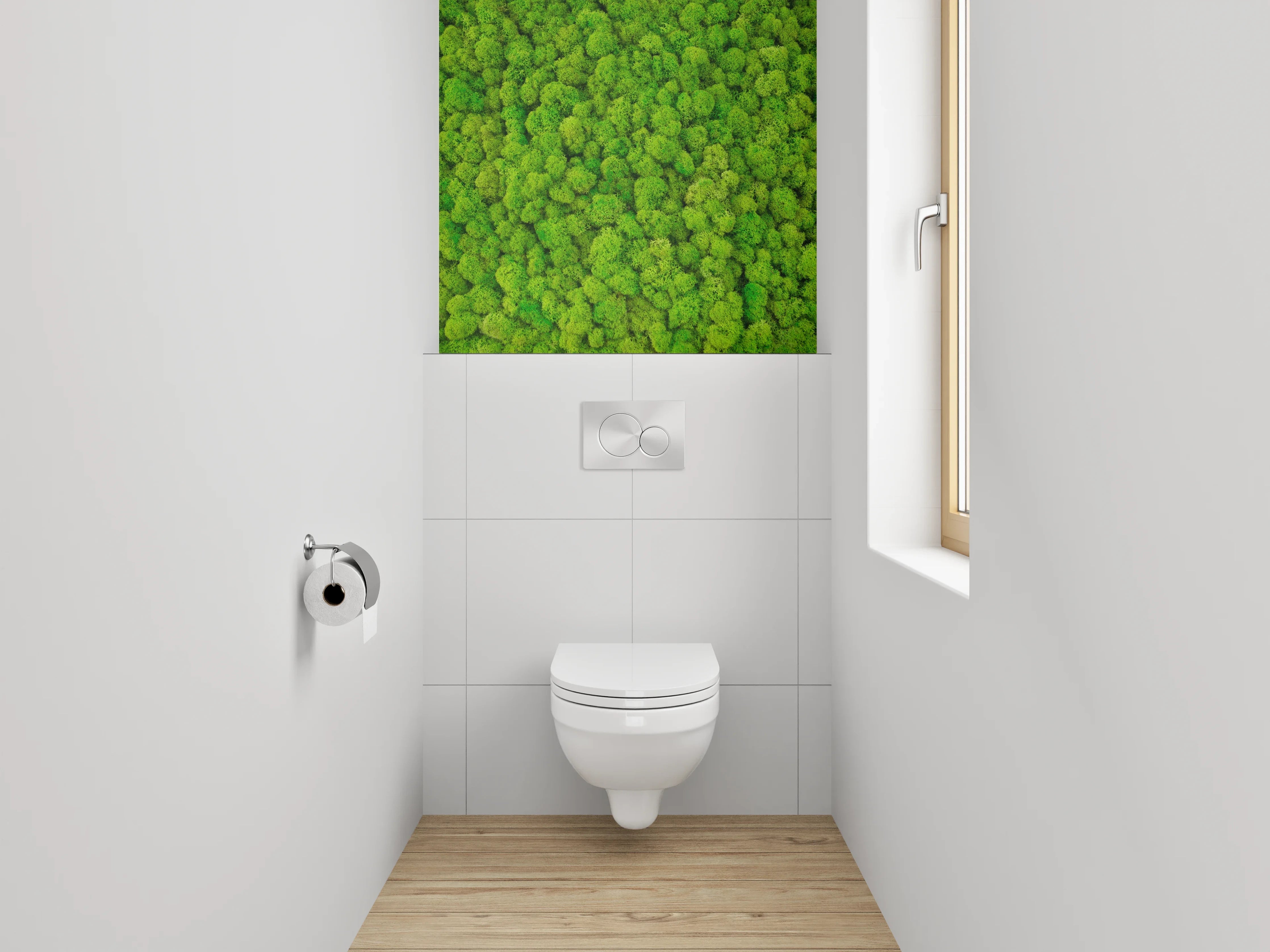 WC-Rückwand - Mooswald aus der Vogelperspektive