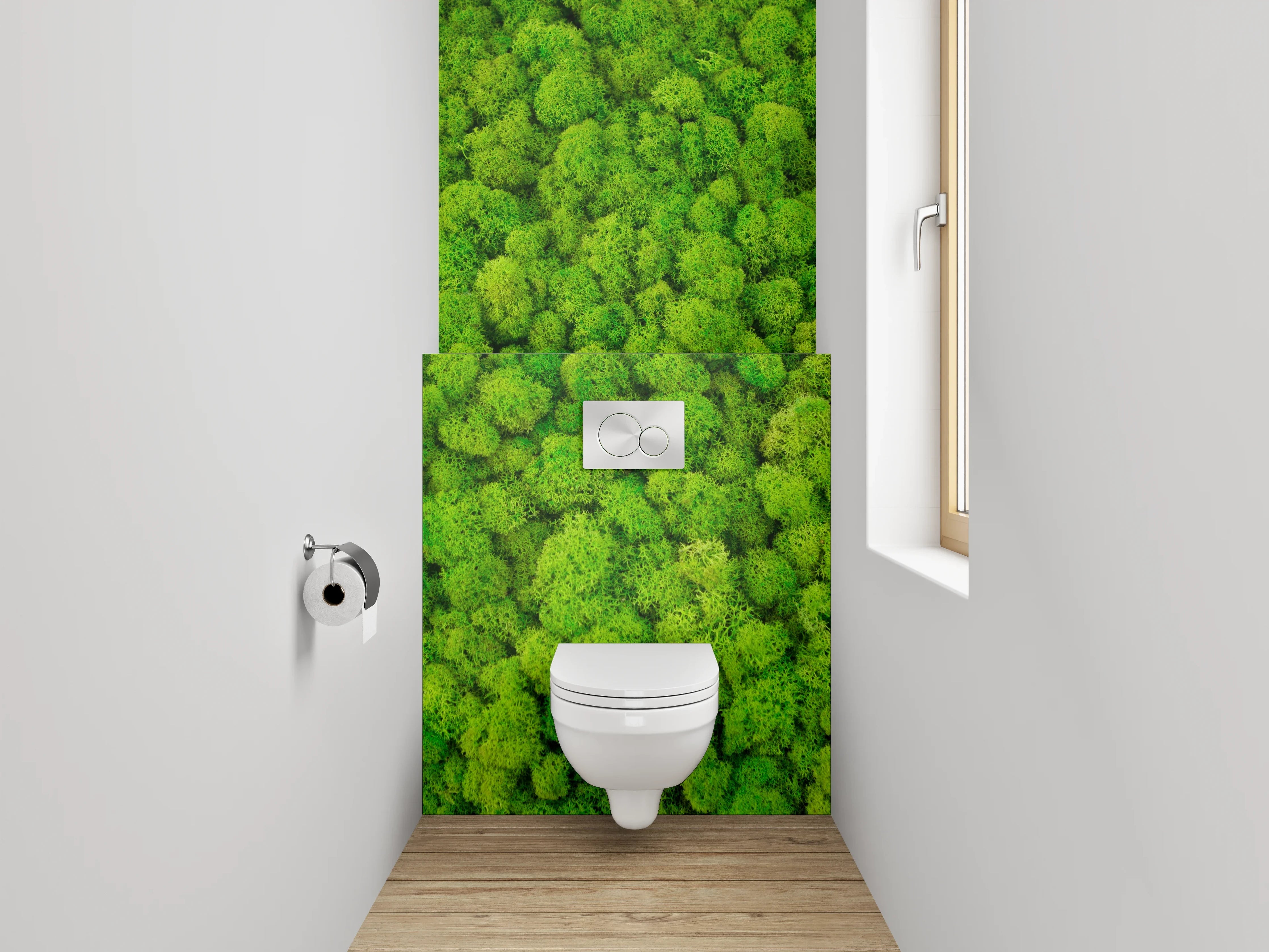 WC-Rückwand - Mooswald aus der Vogelperspektive