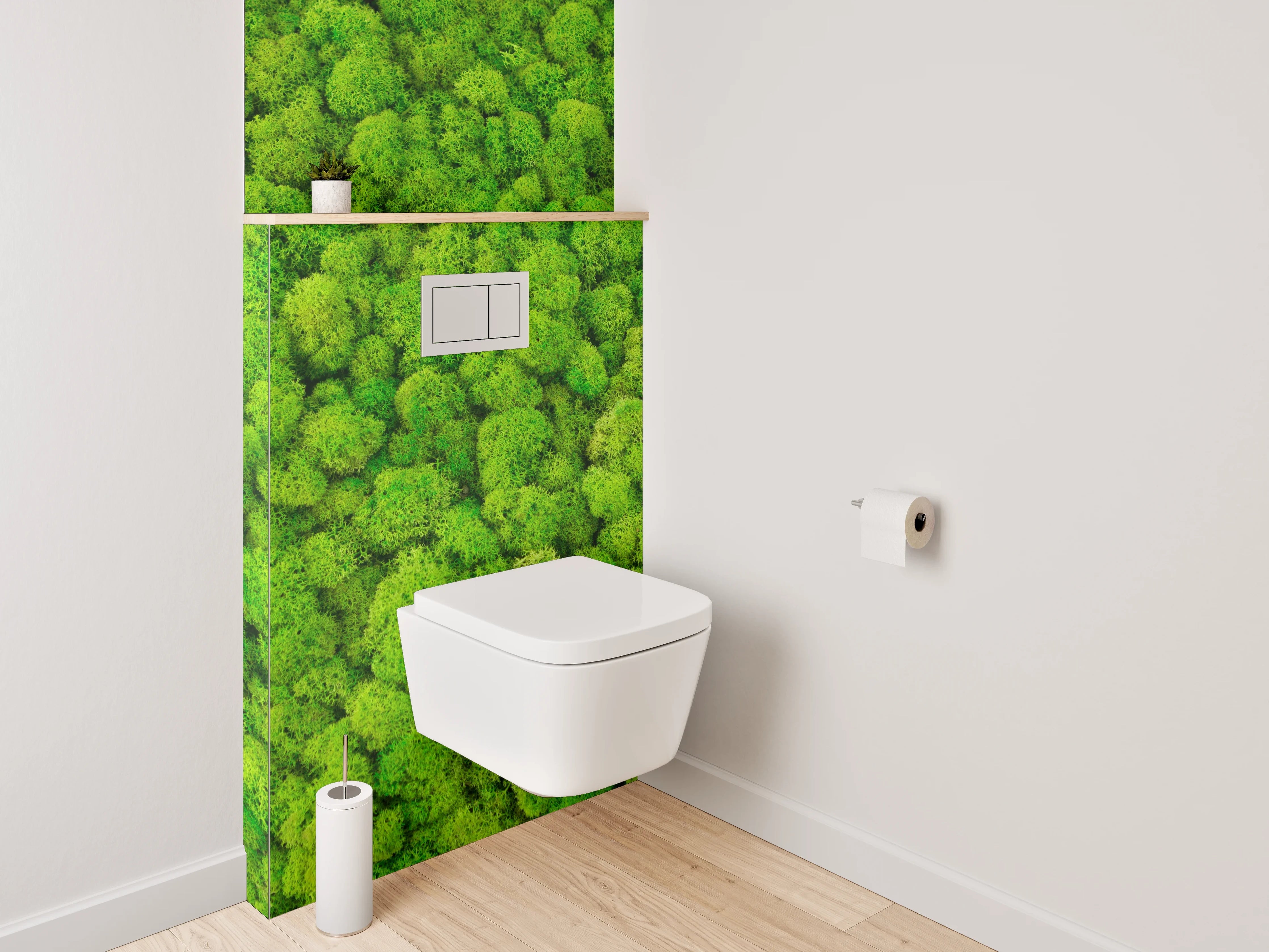 WC-Rückwand - Mooswald aus der Vogelperspektive