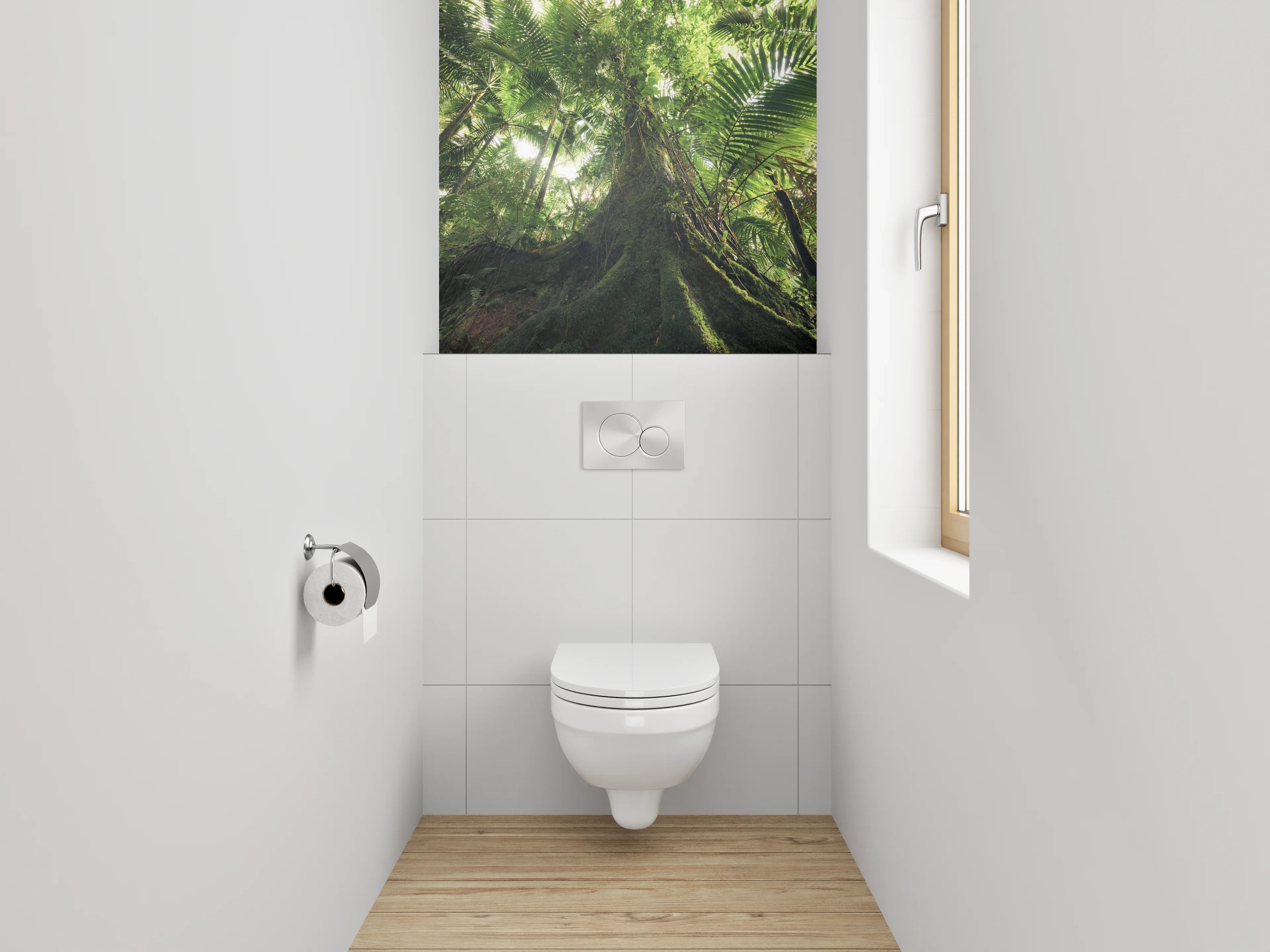 WC-Rückwand - Mystischer Dschungel – Natur pur