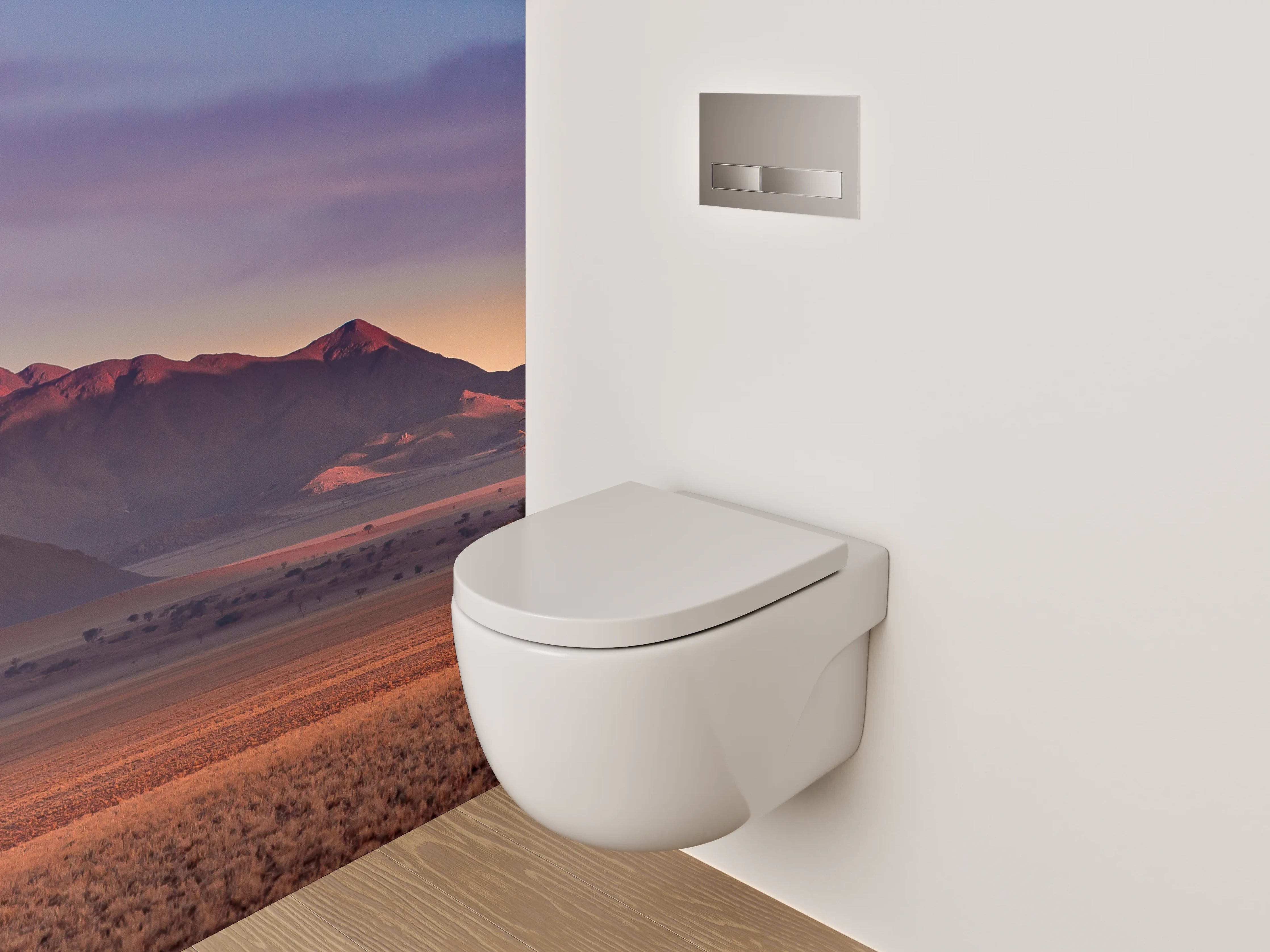 WC-Rückwand - Namib Wüste Panorama Sonnenaufgang