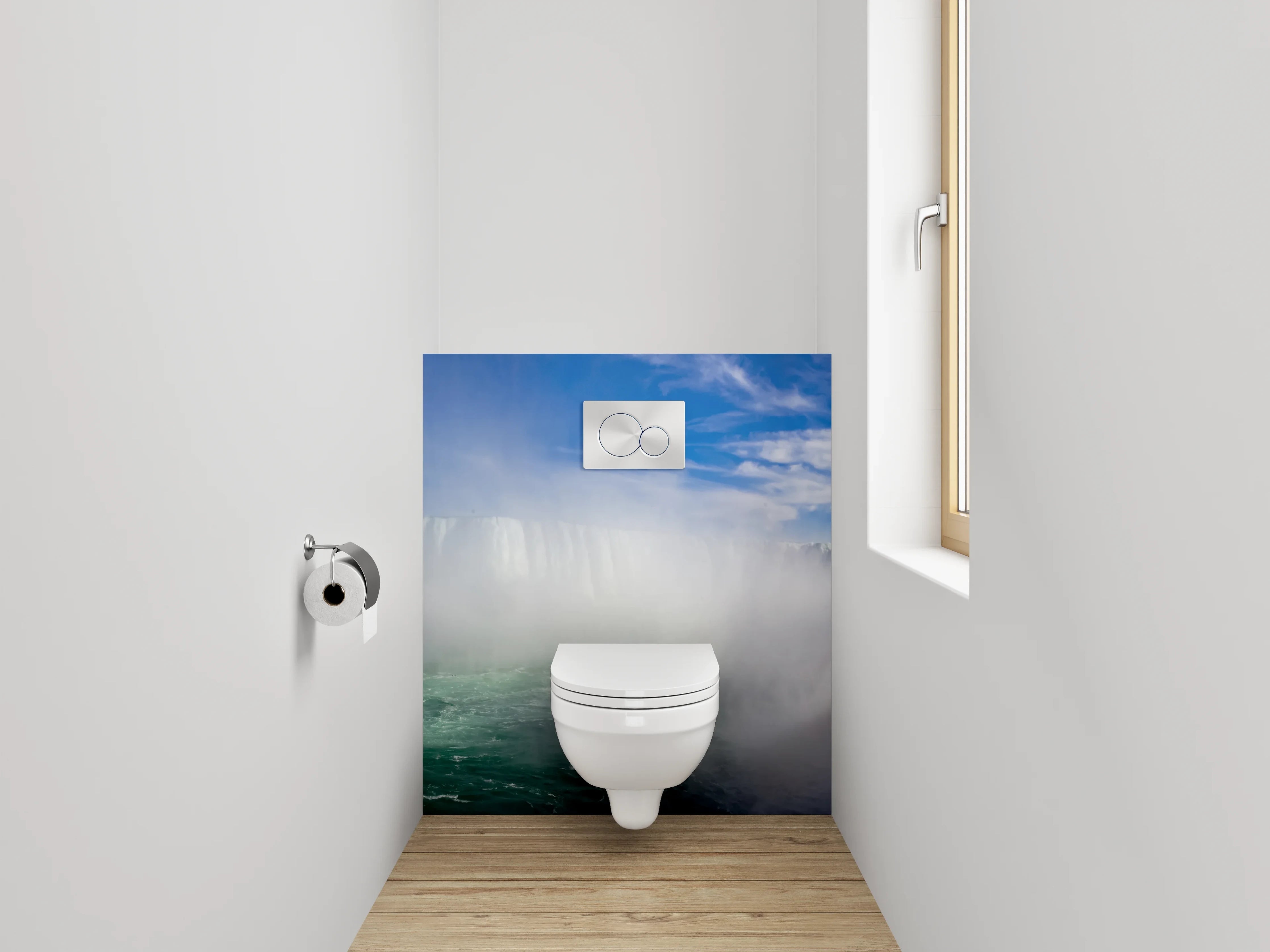 WC-Rückwand - Niagarafälle Panorama Wasserfall Natur