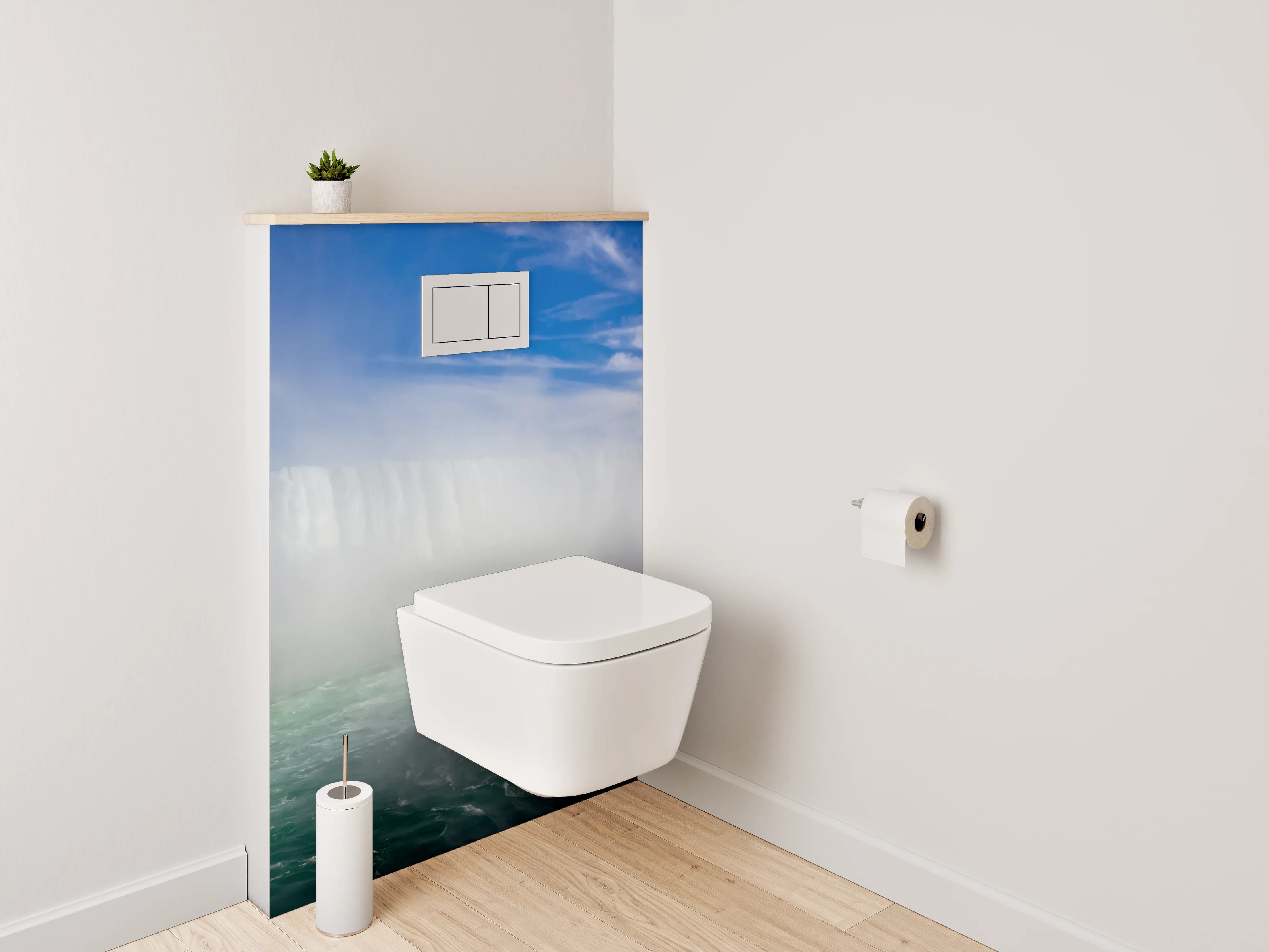 WC-Rückwand - Niagarafälle Panorama Wasserfall Natur