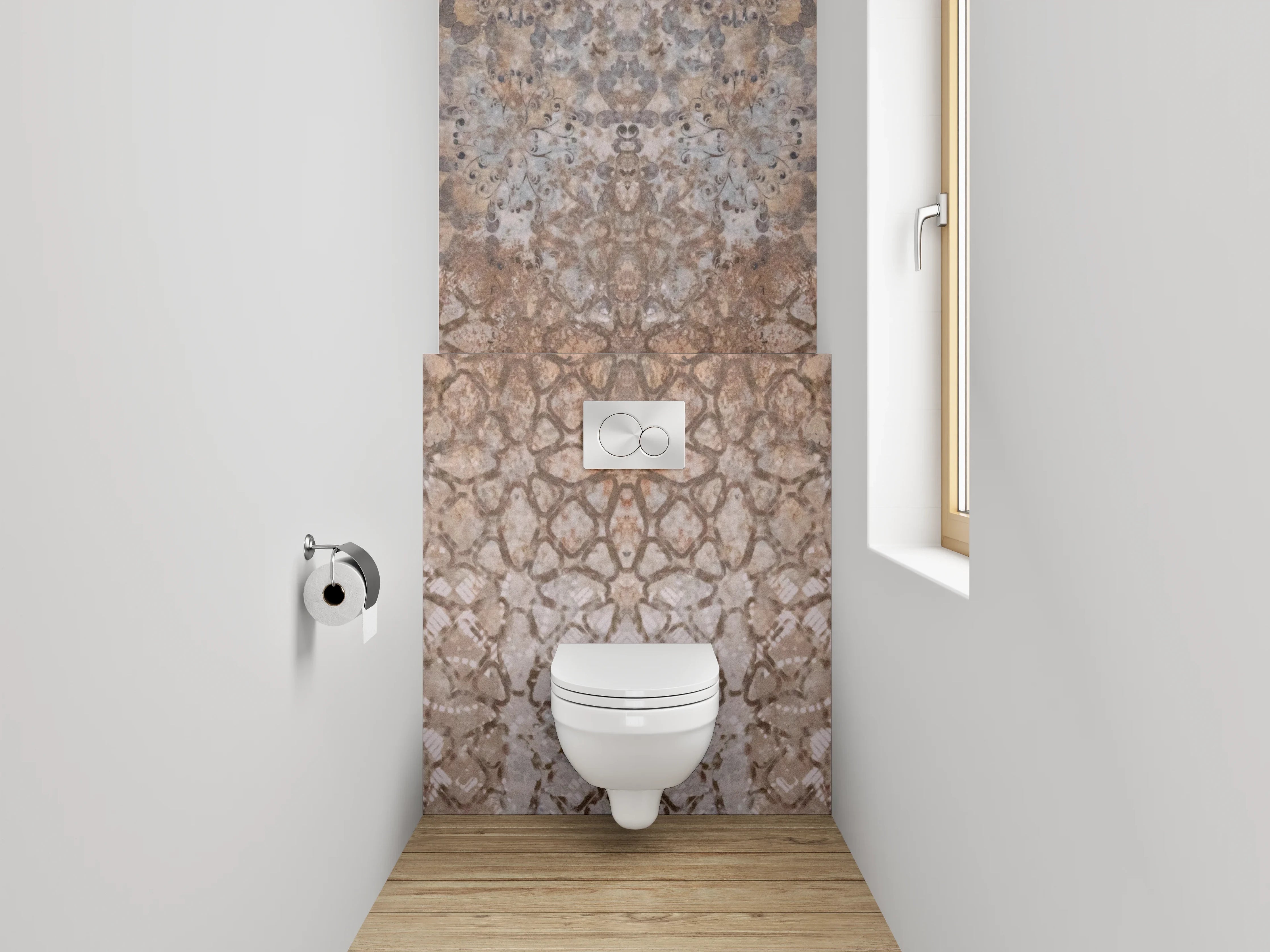 WC-Rückwand - Orientalisches Vintage Mosaik Muster