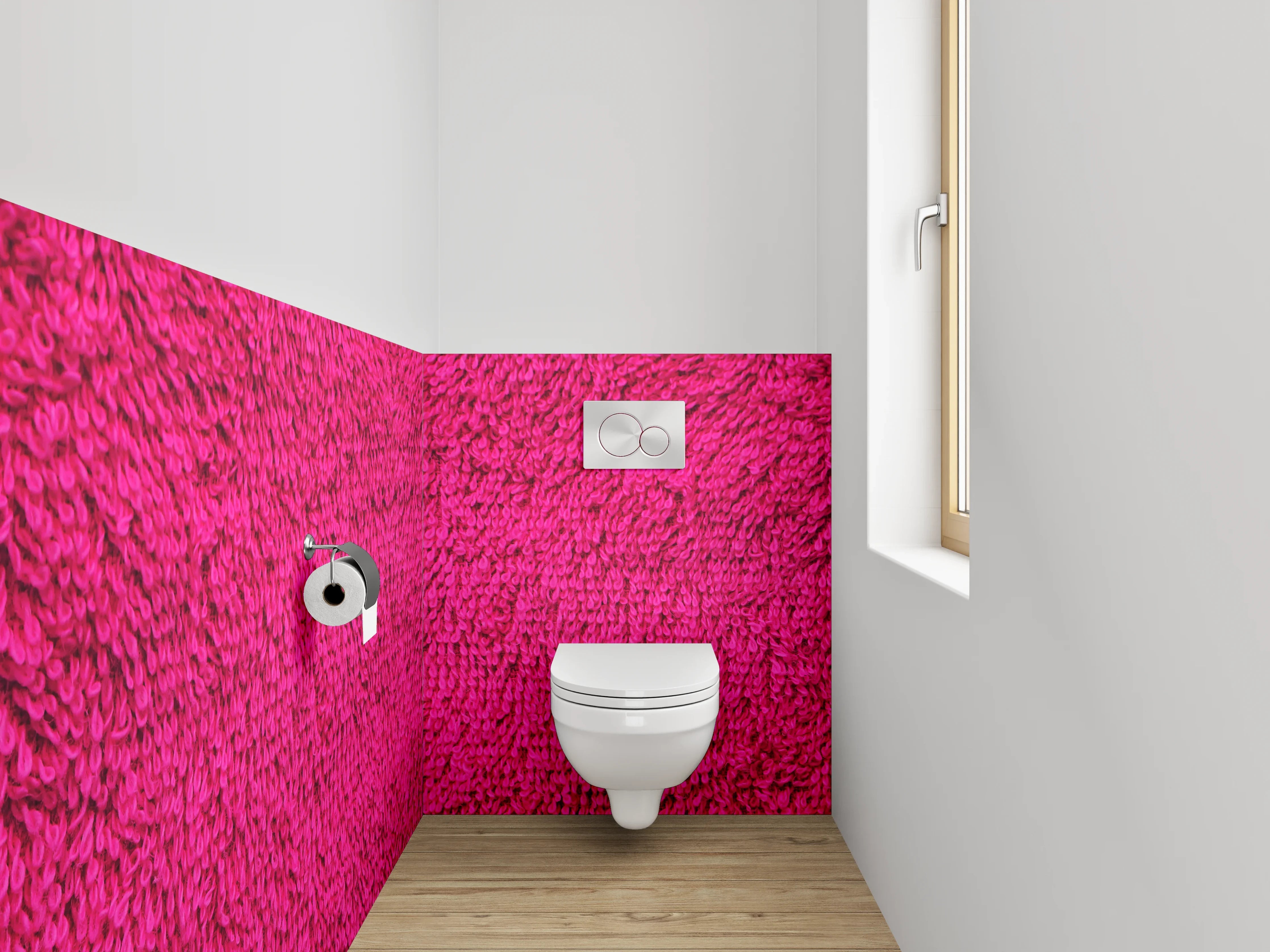 WC-Rückwand - Pink abstraktes Textur-Muster