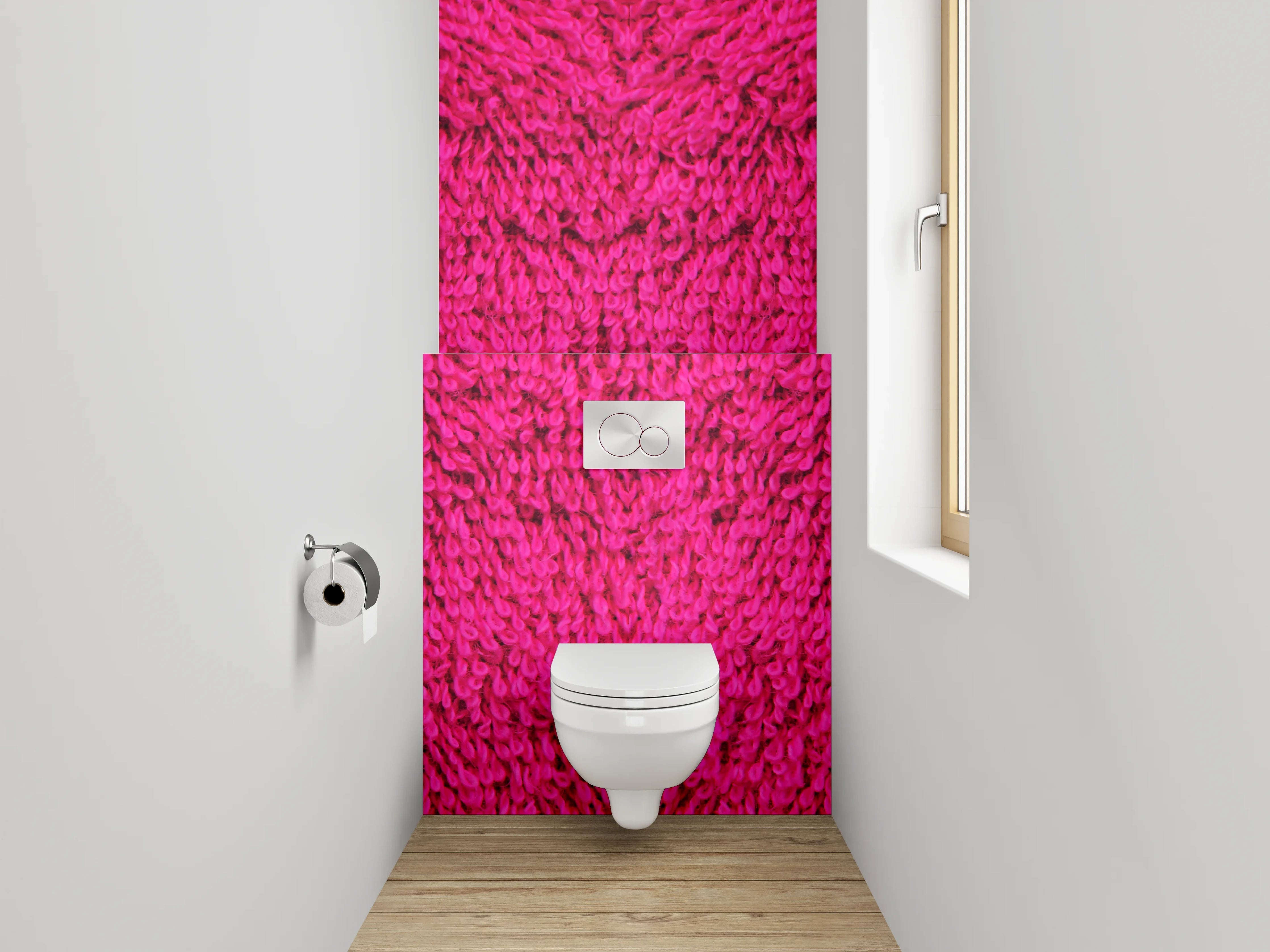 WC-Rückwand - Pink abstraktes Textur-Muster
