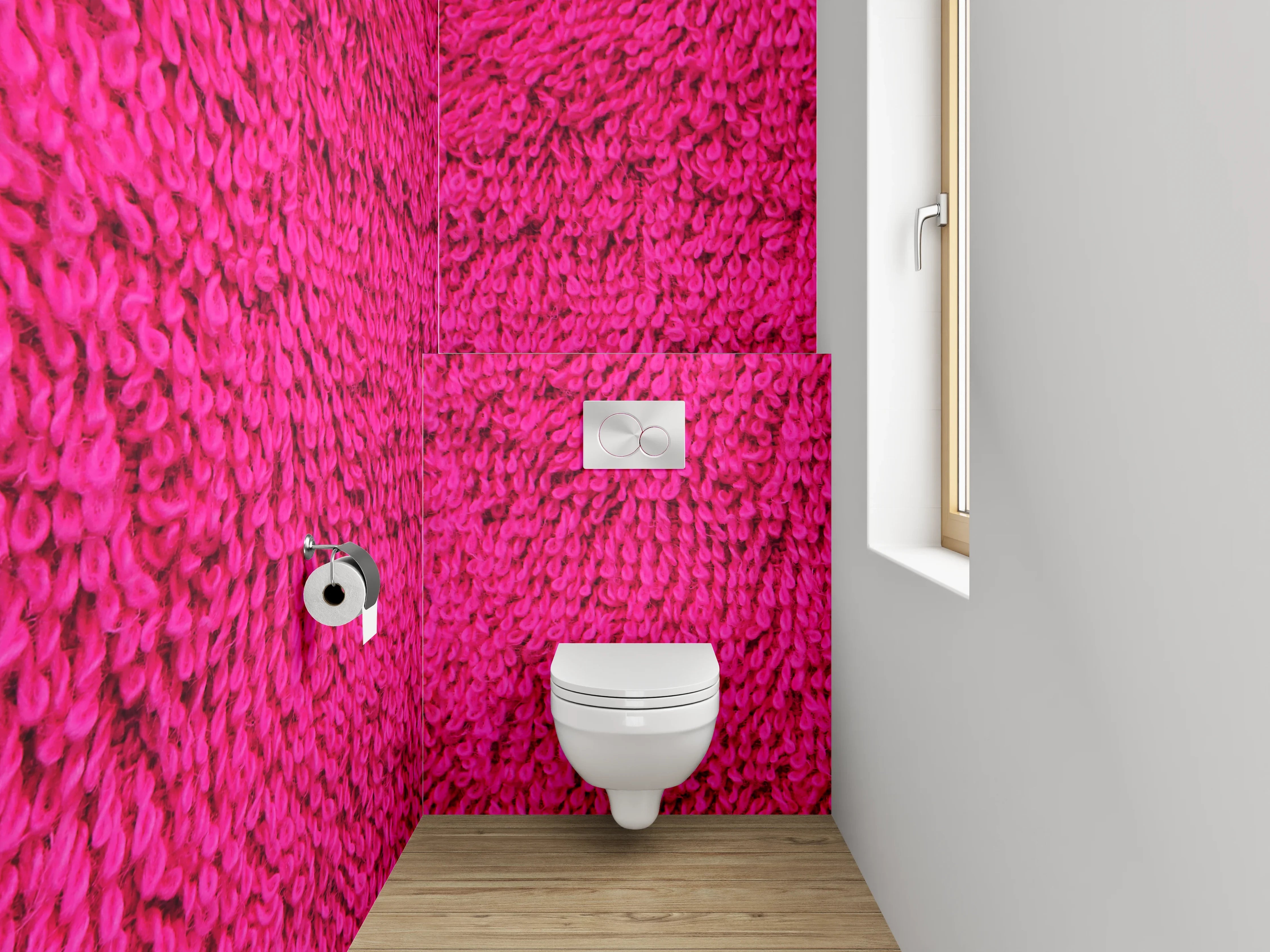 WC-Rückwand - Pink abstraktes Textur-Muster