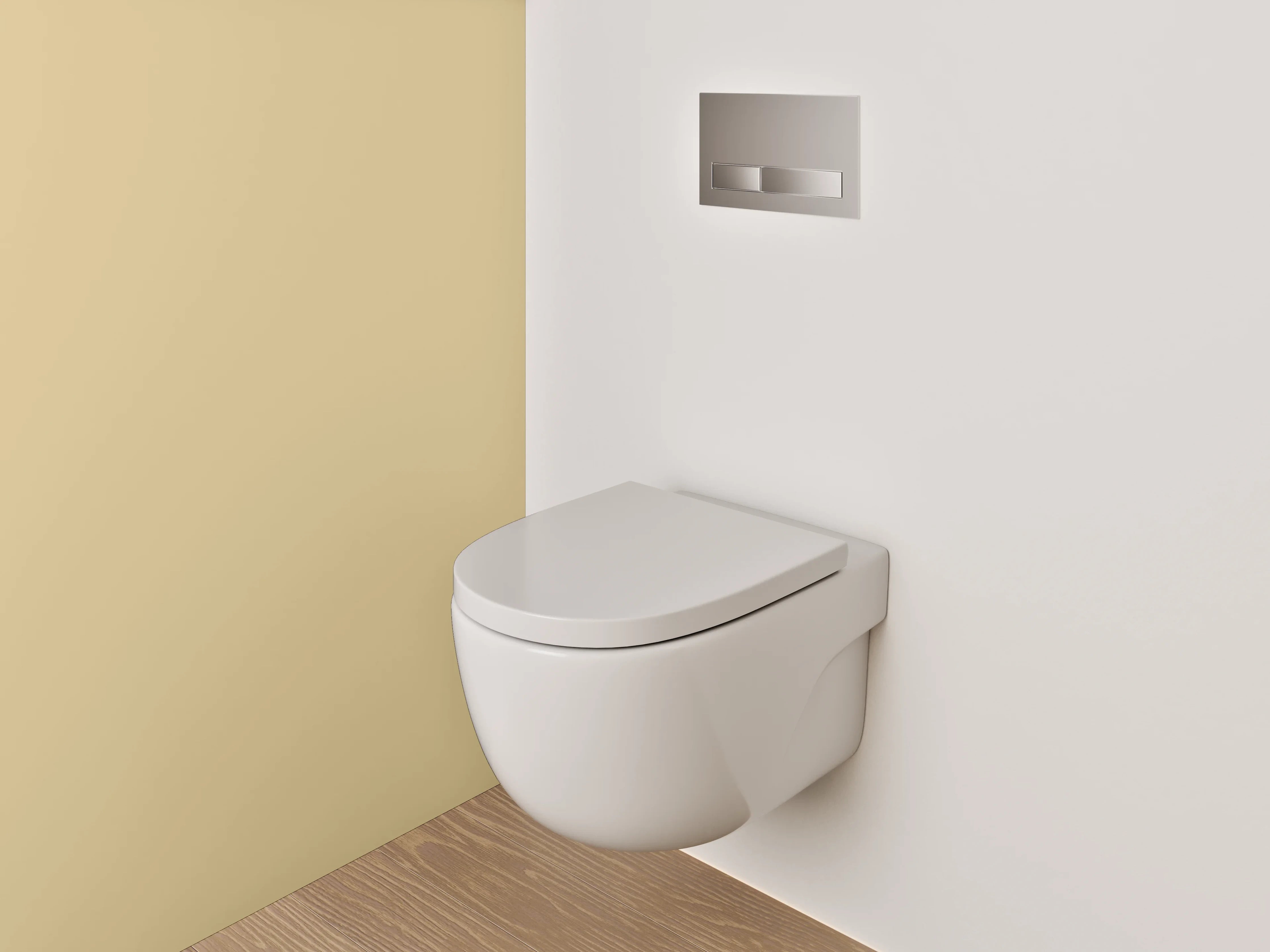 WC-Rückwand - RAL 1001 Beigebraun