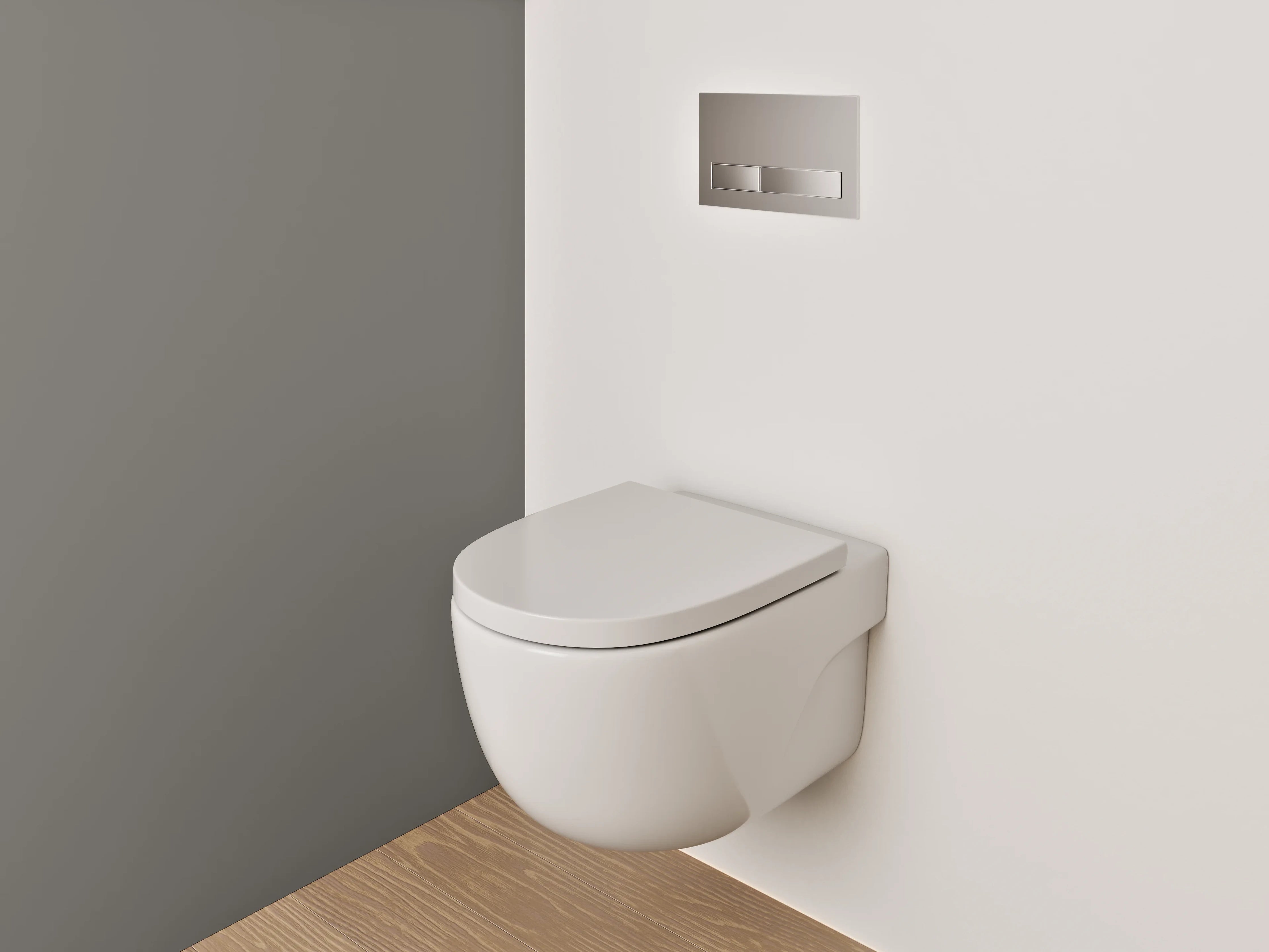 WC-Rückwand - RAL 7039 Quarzgrau