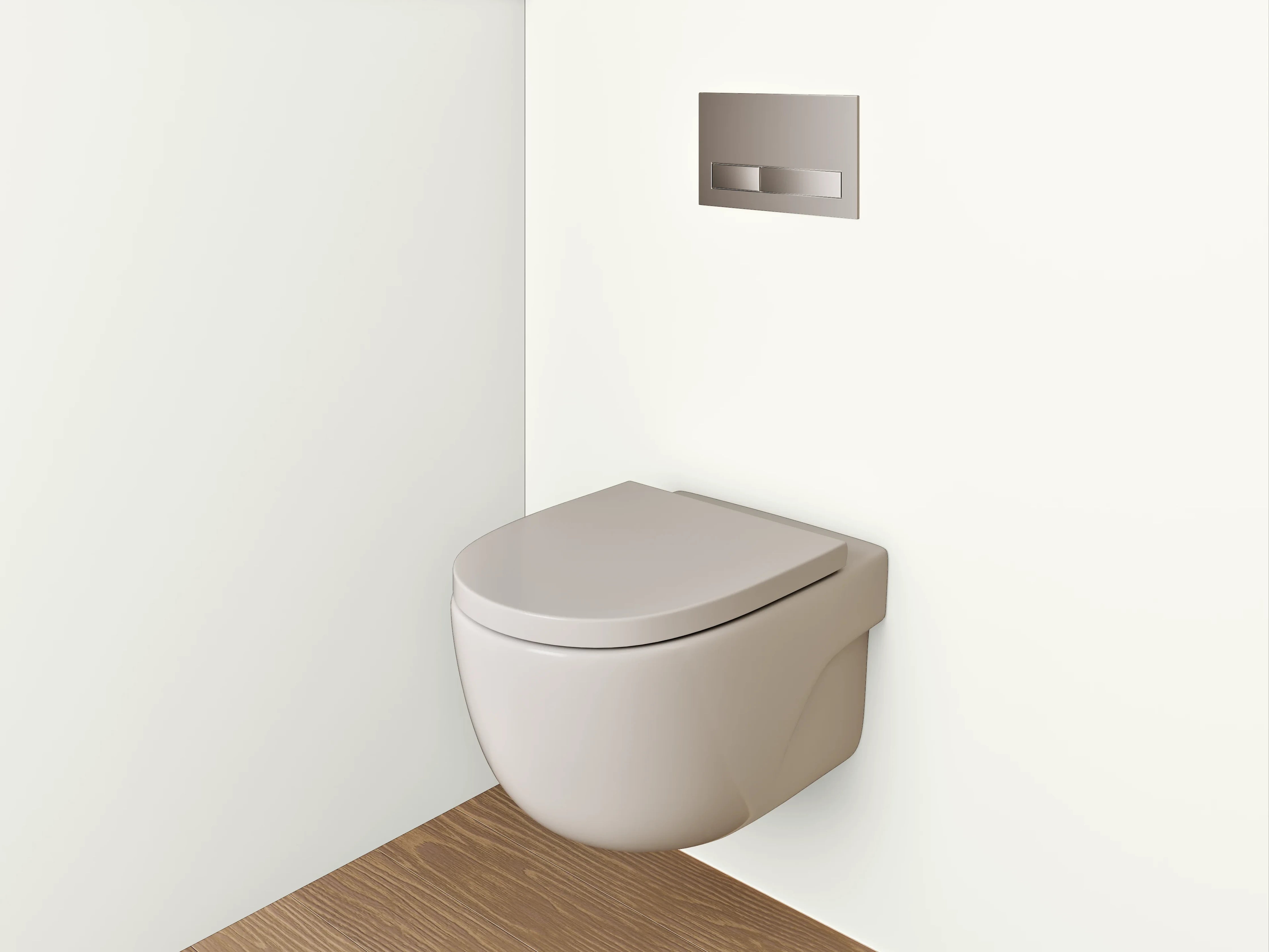 WC-Rückwand - RAL 9010 Reinweiß
