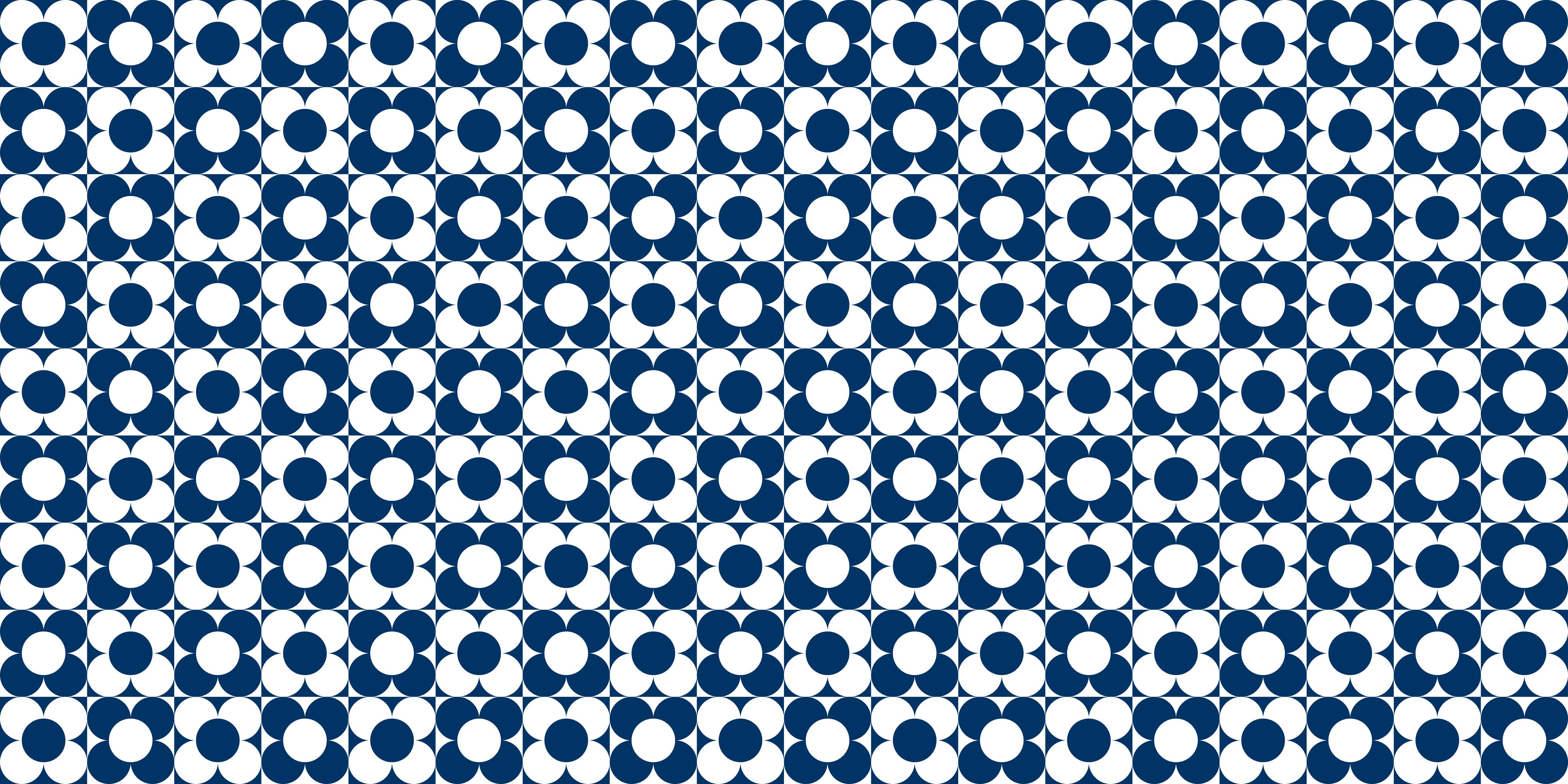 WC-Rückwand-Retro-Kachelmuster in Blau-Weiß
